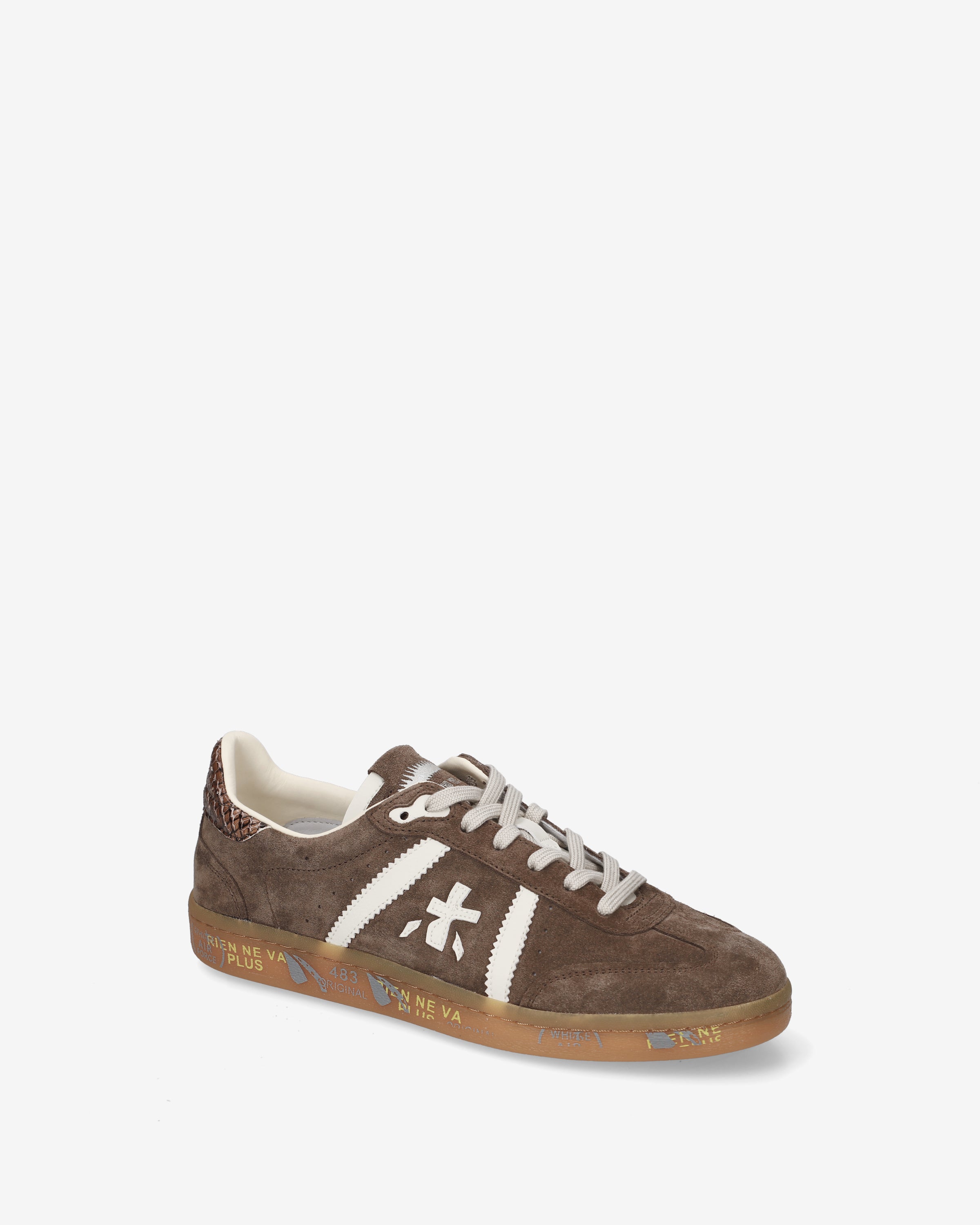 Premiata Bonnied 8576 baskets femme daim taupe