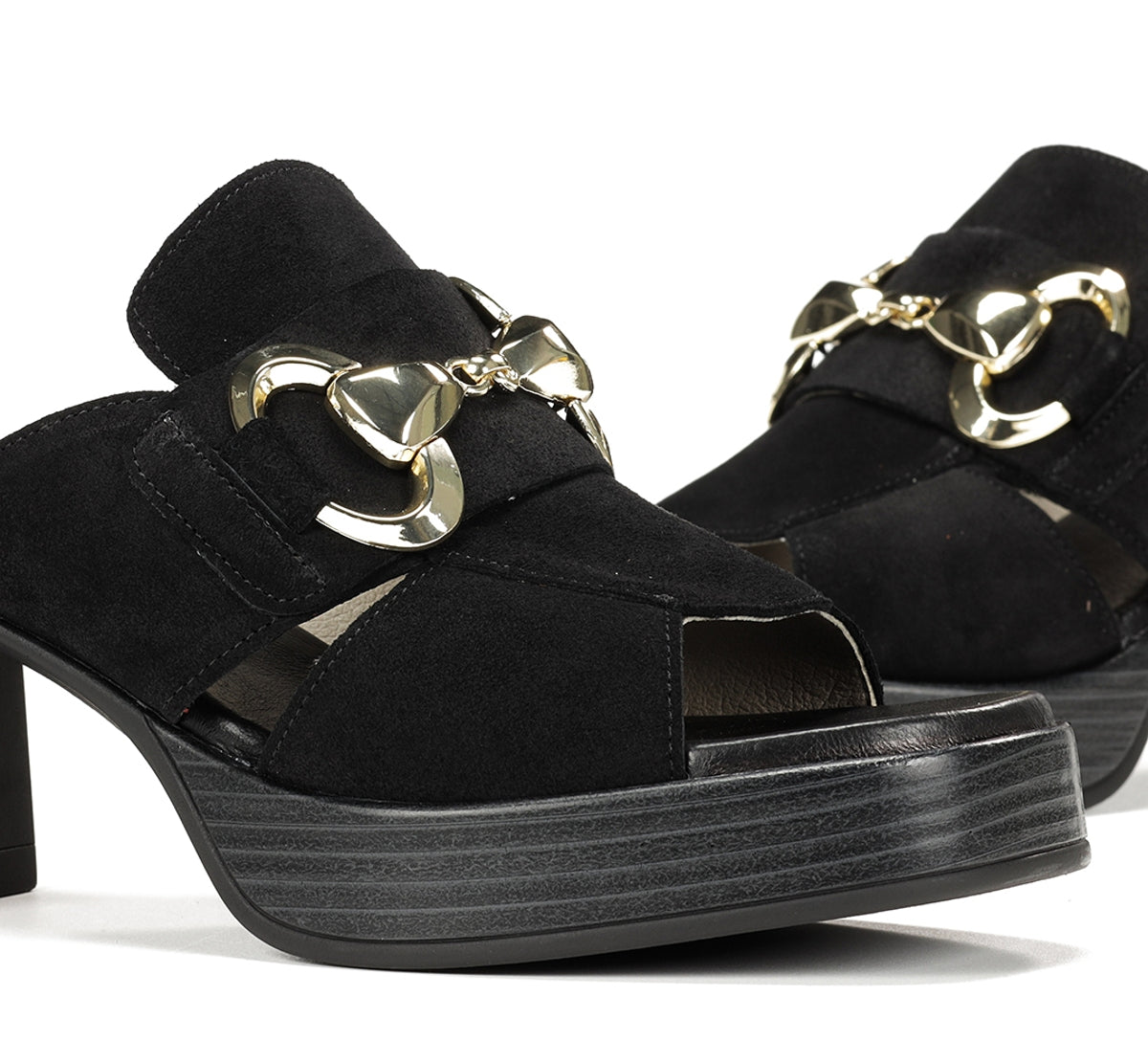 Dorking by Fluchos Diamond D9284 sandale noire femme