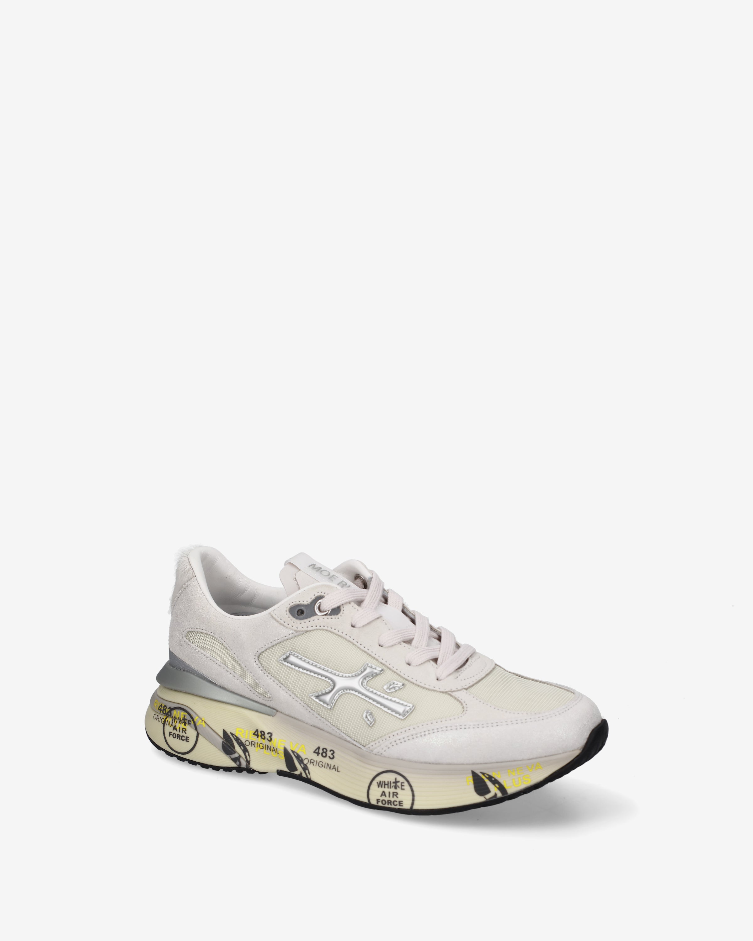 Premiata Moerund 8564 sneakers ivoire femme daim