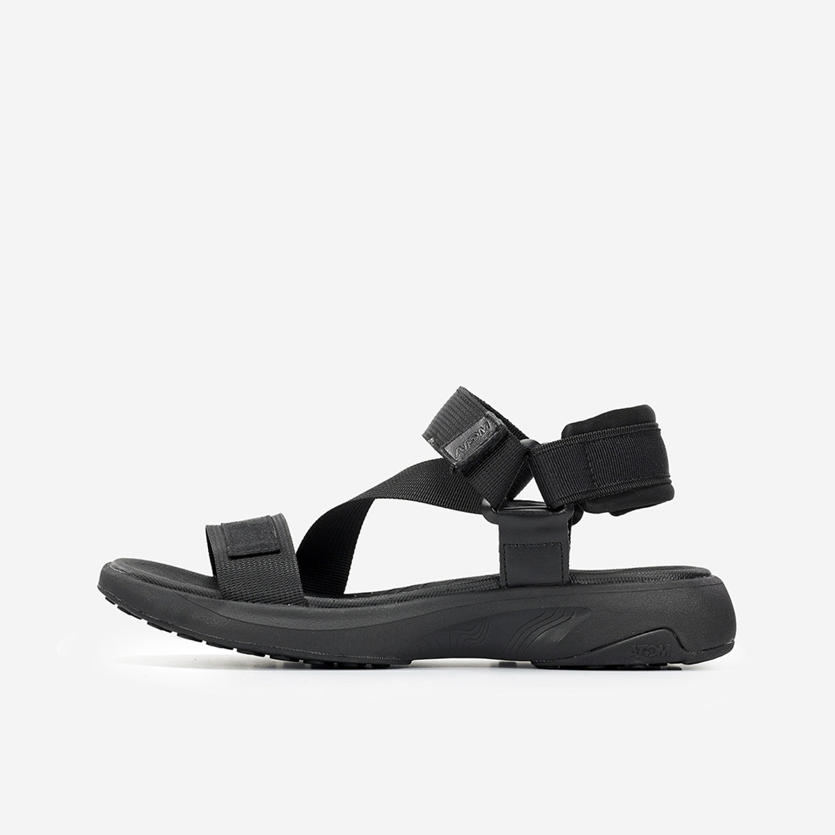 Atom by Fluchos Energy AT182 Sandale Sport Femme Noir