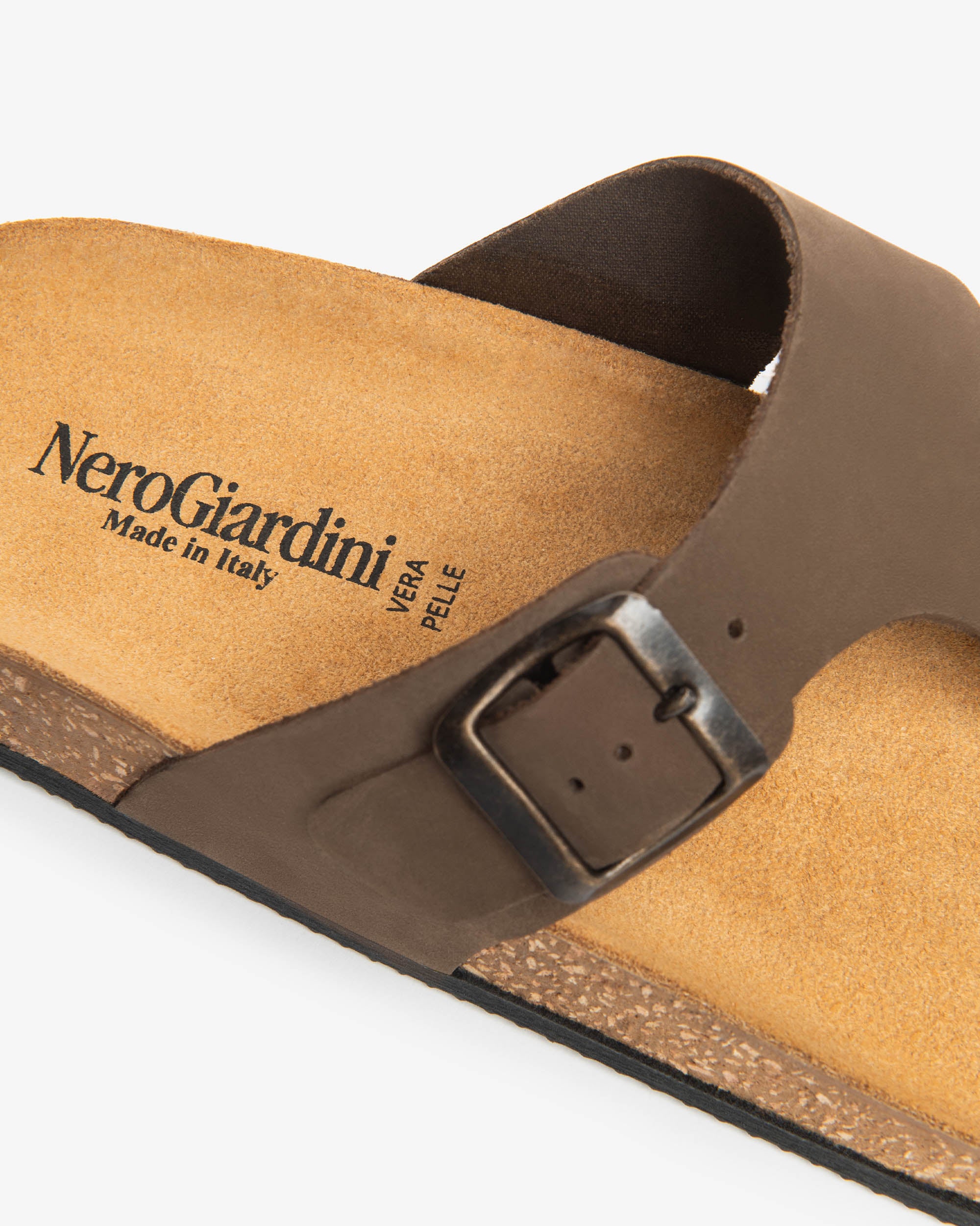 Nero Giardini Slippers claquettes cuir homme 39-46