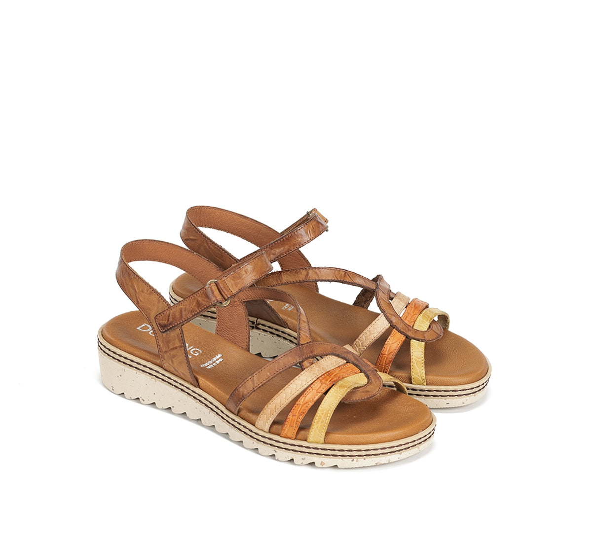 Dorking Espe D9113 sandale marron femme confort