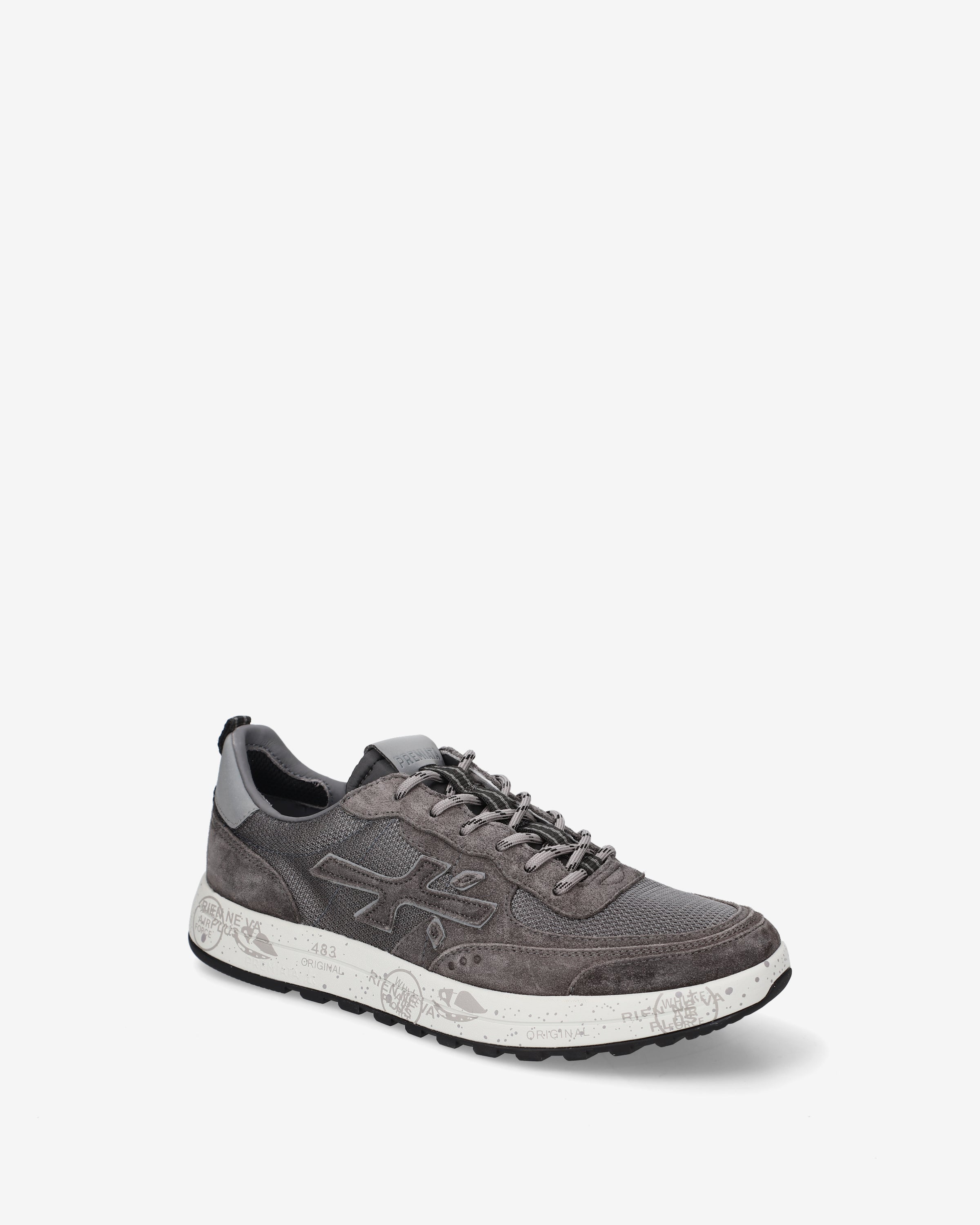 Premiata Nous 8668 sneakers maille gris anthracite