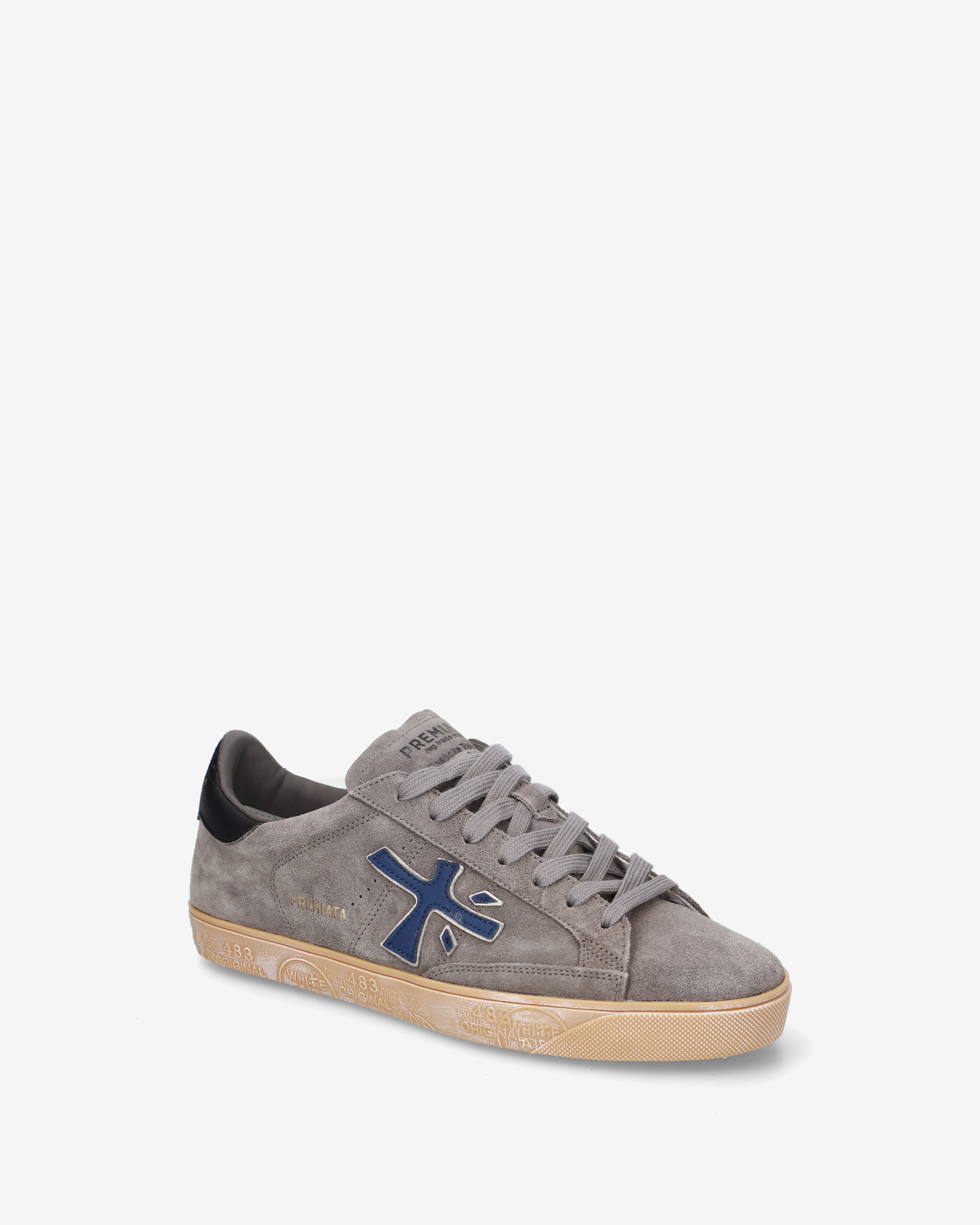 Premiata Steven 8475 sneakers grises daim cuir