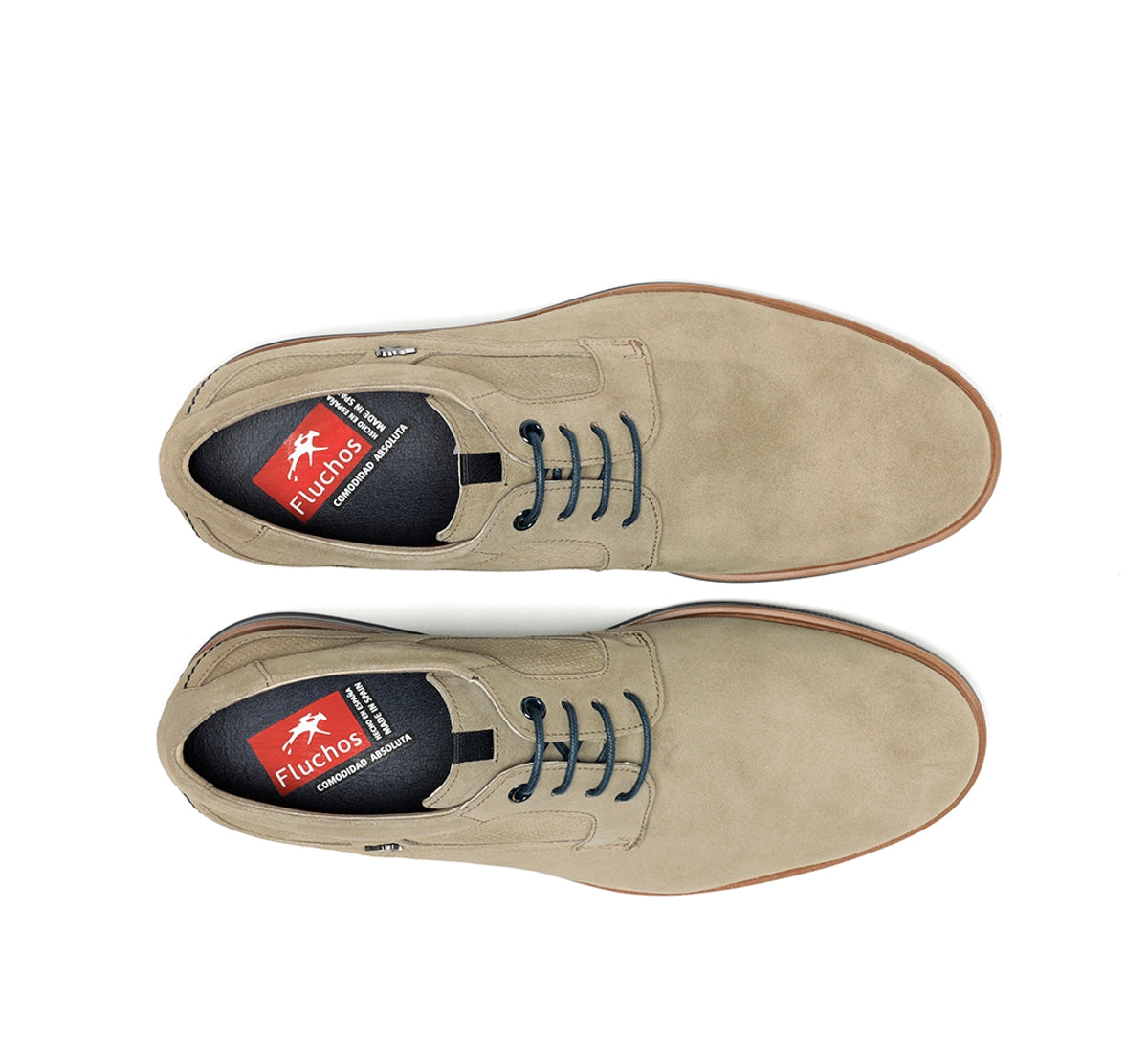 Fluchos Tristan F1744 chaussures homme beige confort