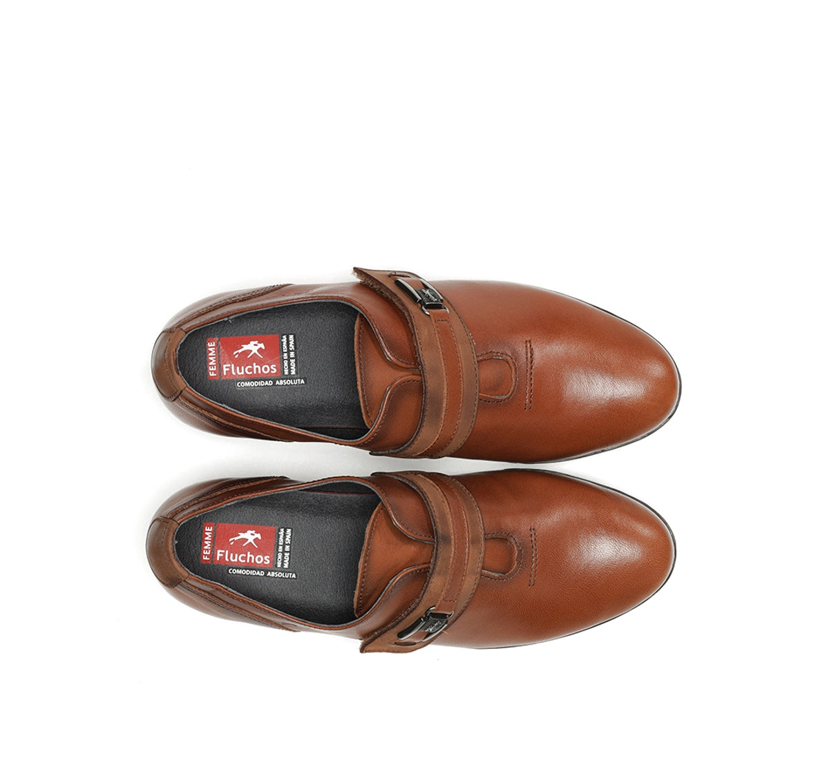 Fluchos Charis F0587 chaussures femme marron talon moyen