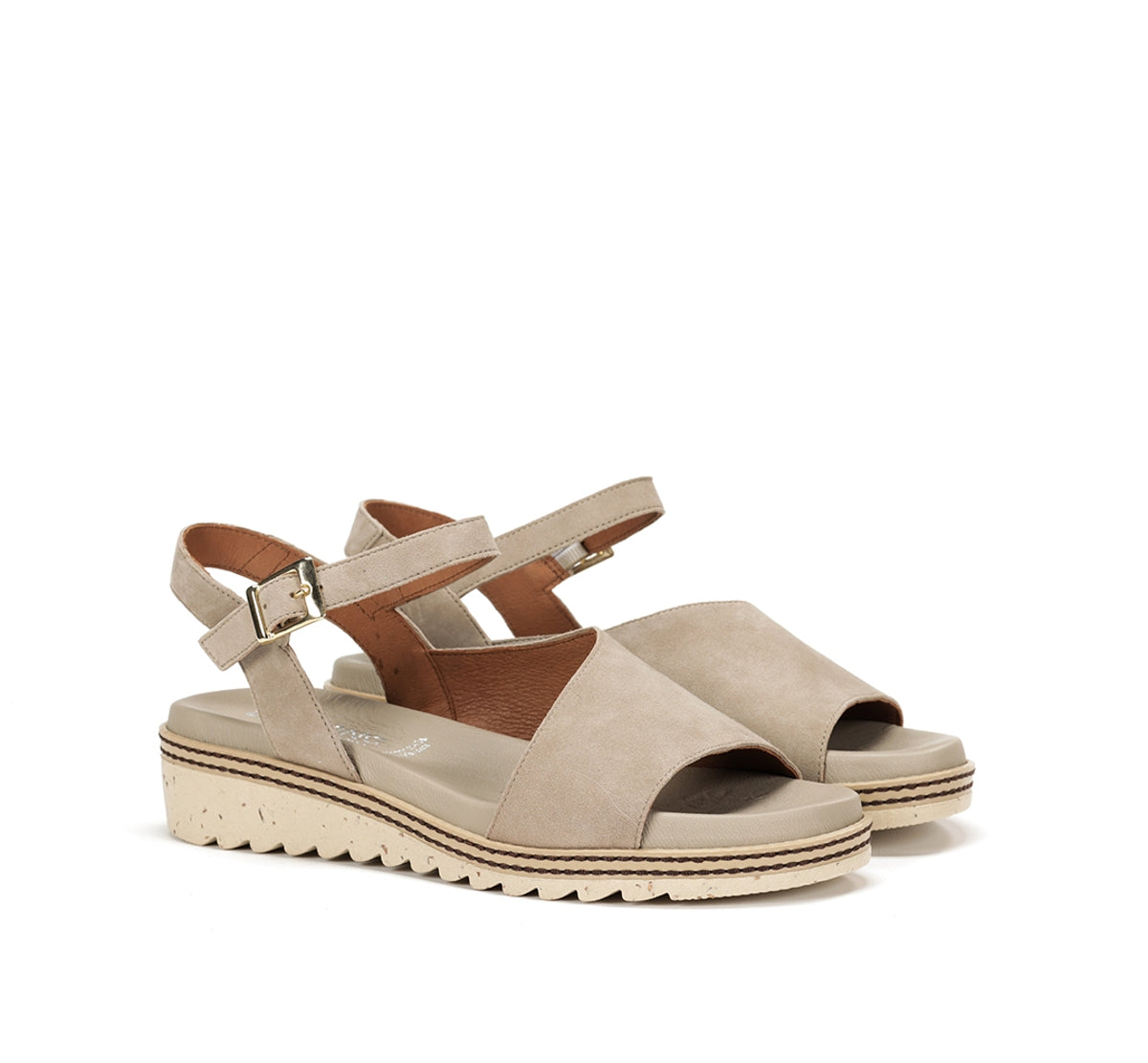 Dorking by Fluchos Espe D8771 Sandale Femme Taupe