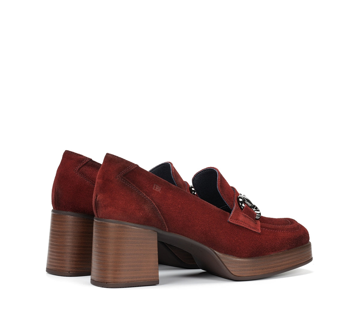 Dorking by Fluchos Cristel D9155 mocassins rouges plateforme