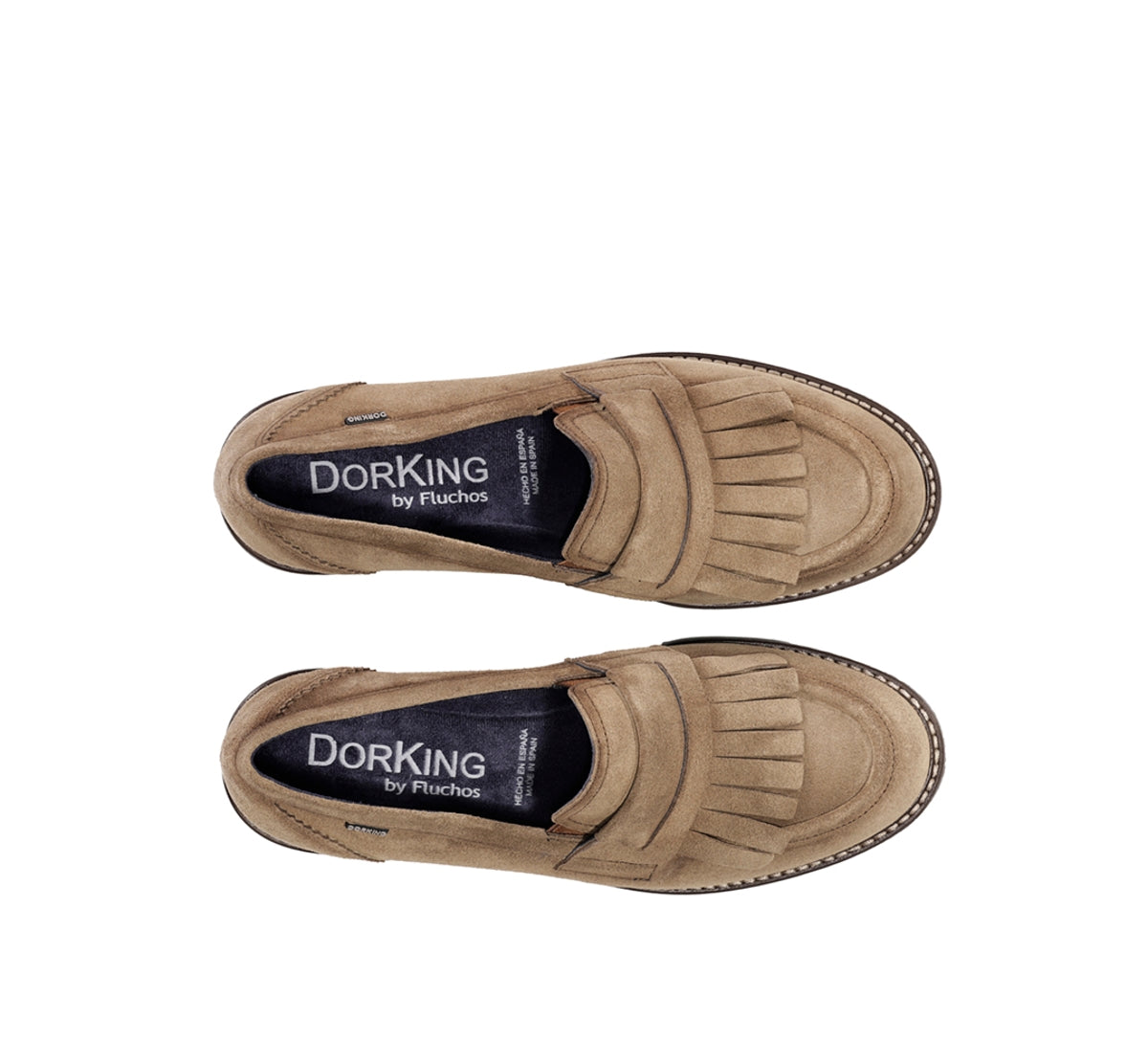 Dorking by Fluchos Africa D9782 mocassins taupe
