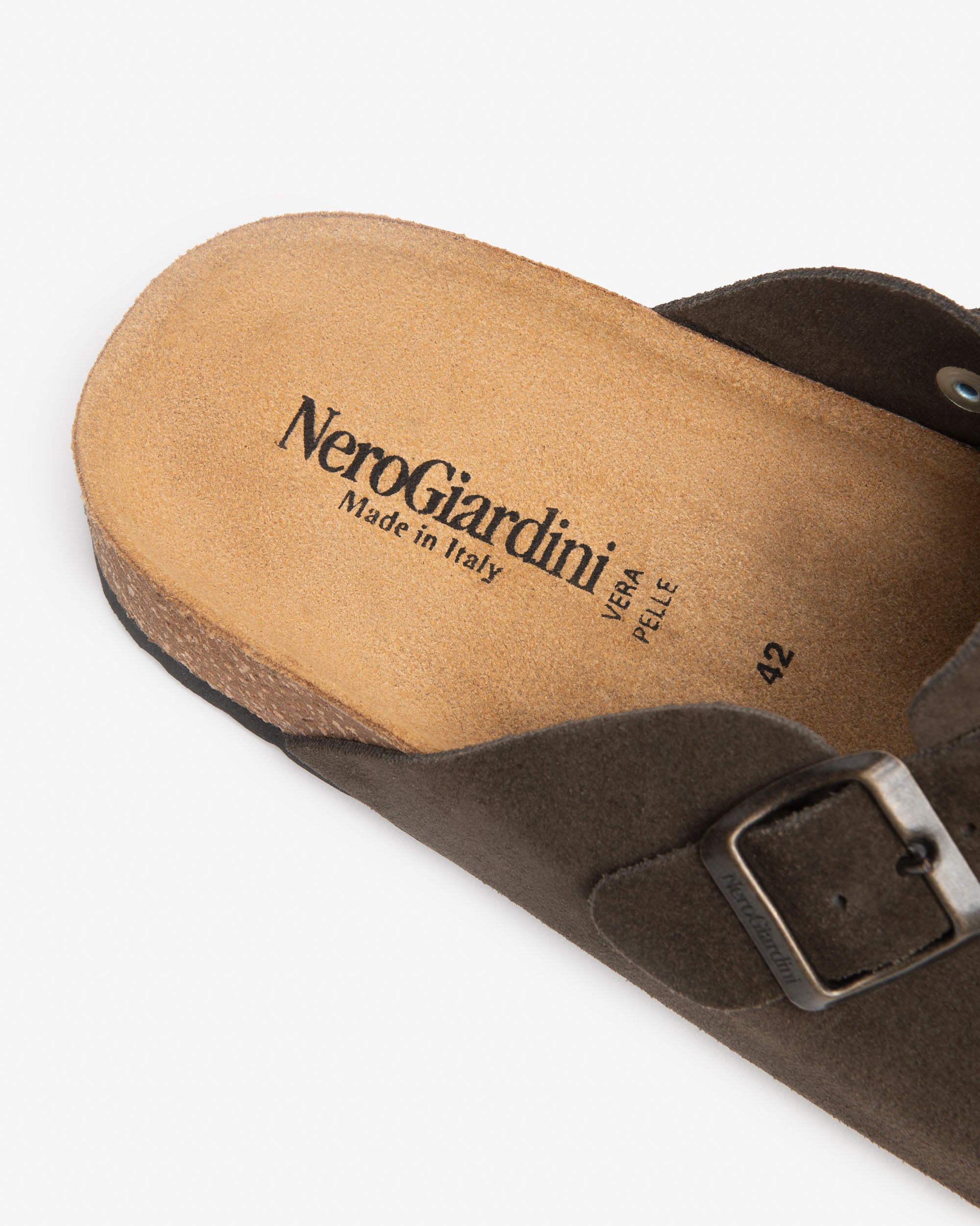 Nero Giardini Slippers Mules Daim Homme Confort