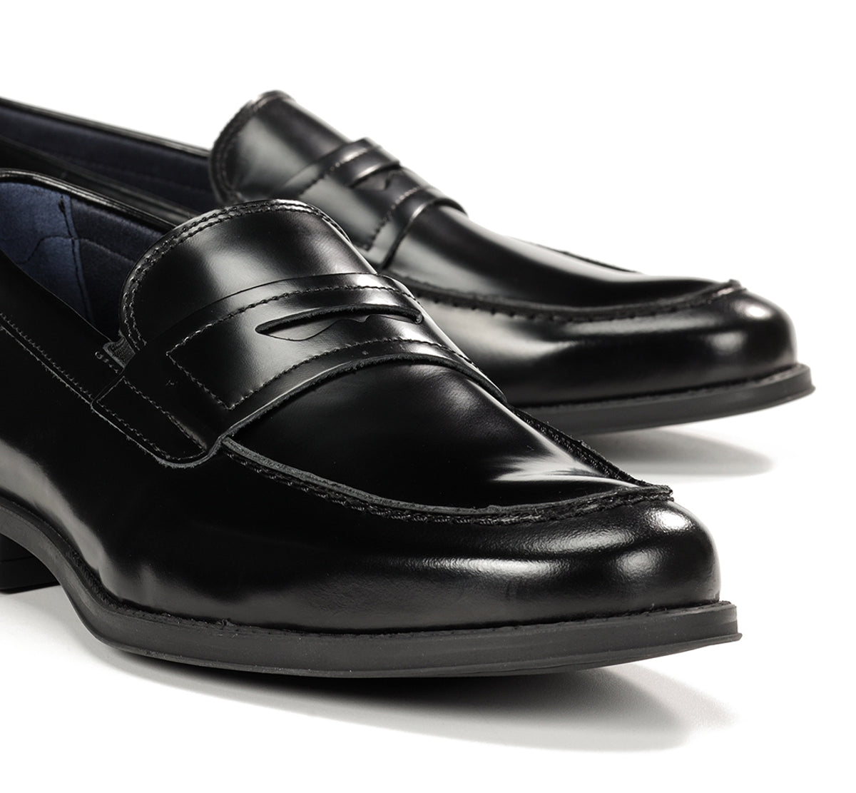 Fluchos Arthur F1933 mocassins homme noir cuir
