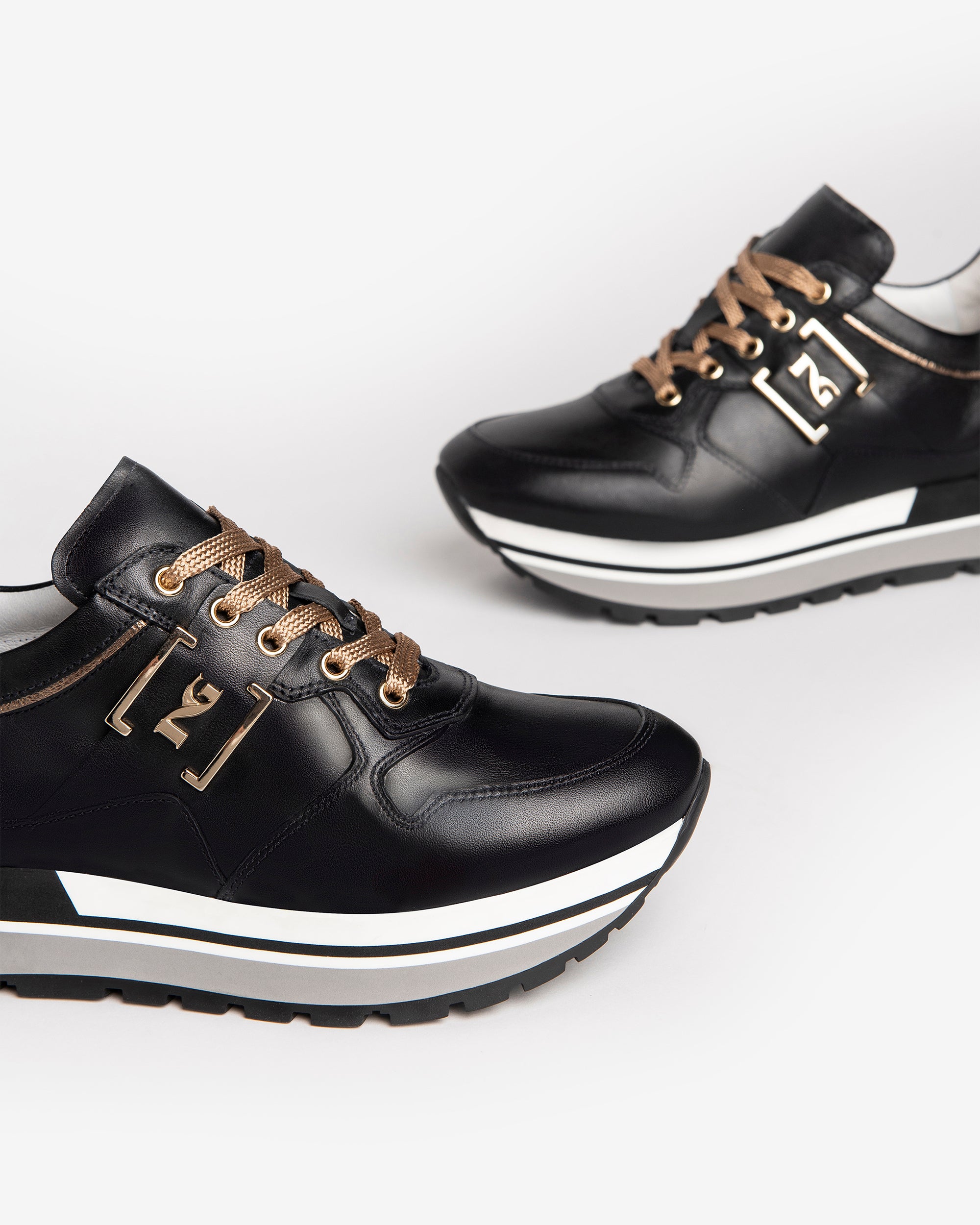 Nero Giardini Sneakers baskets cuir femme pointure 38