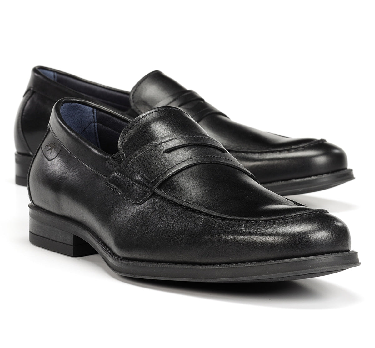 Fluchos Arthur F1933 mocassins noir homme cuir