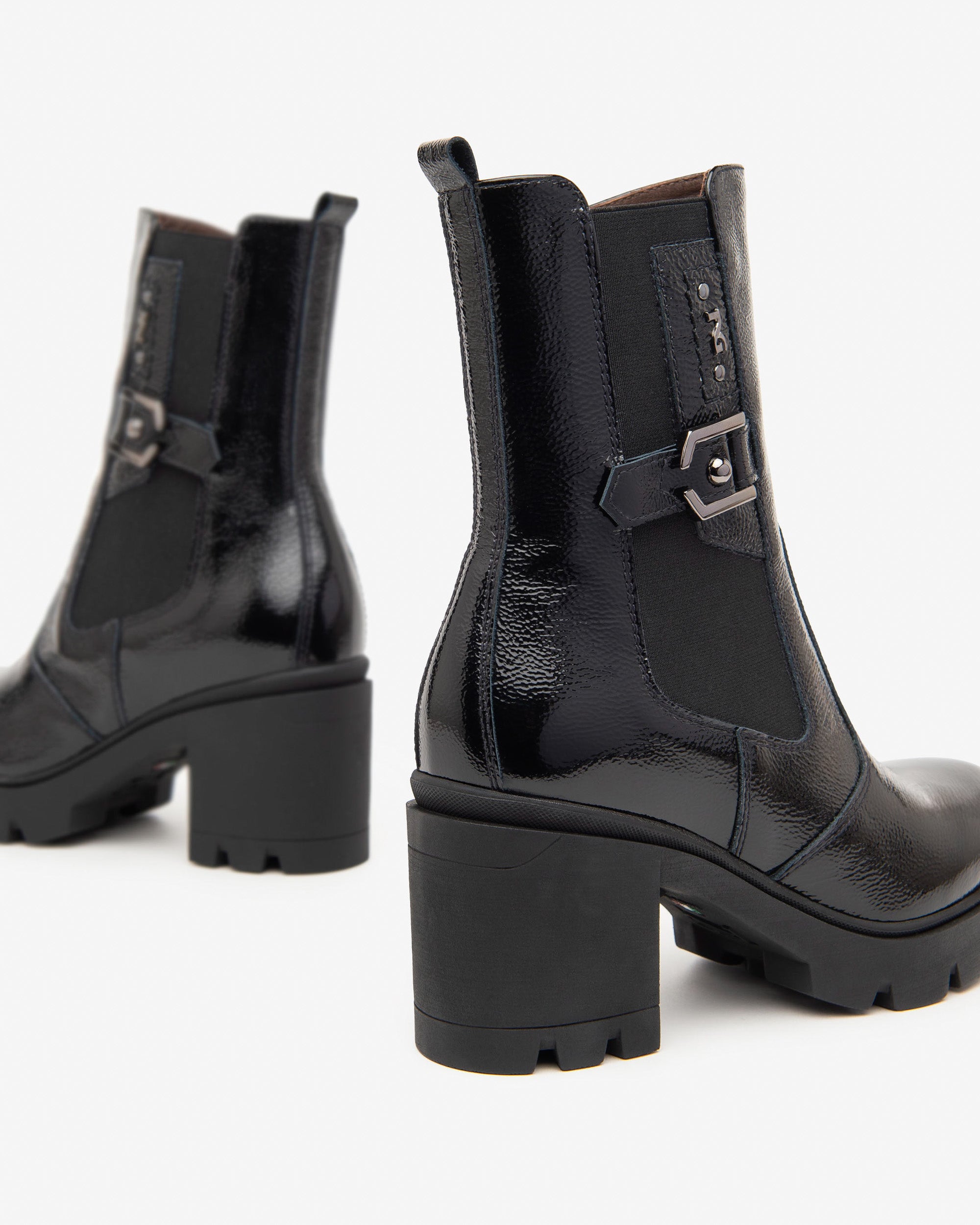 Nero Giardini Chelsea Boots Femme 38 Vernies Cuir
