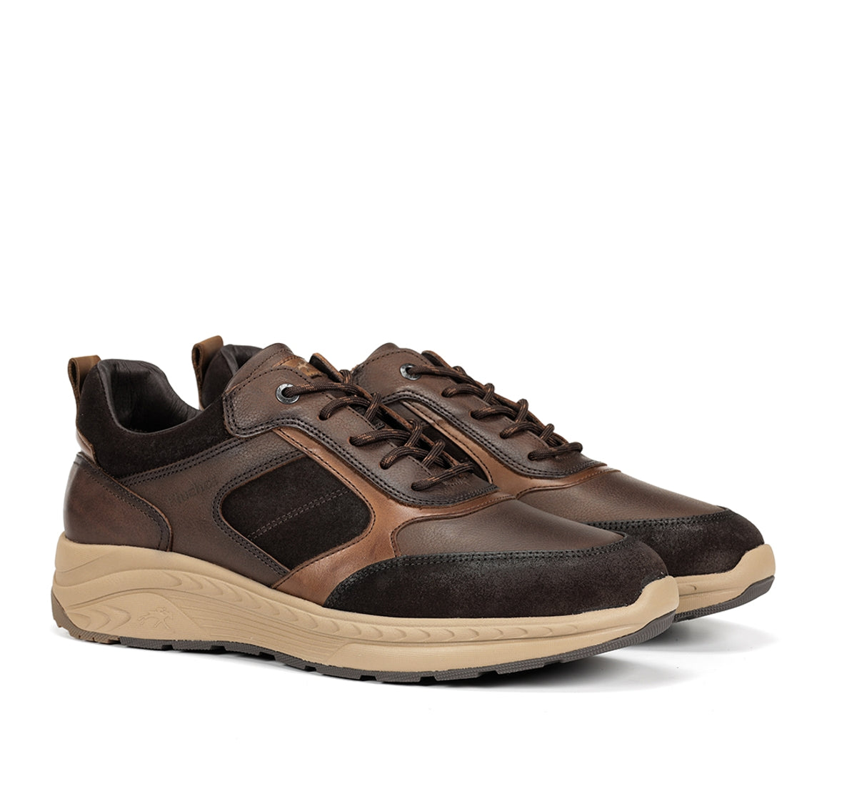 Fluchos Ryder F2289 baskets marron homme lacets