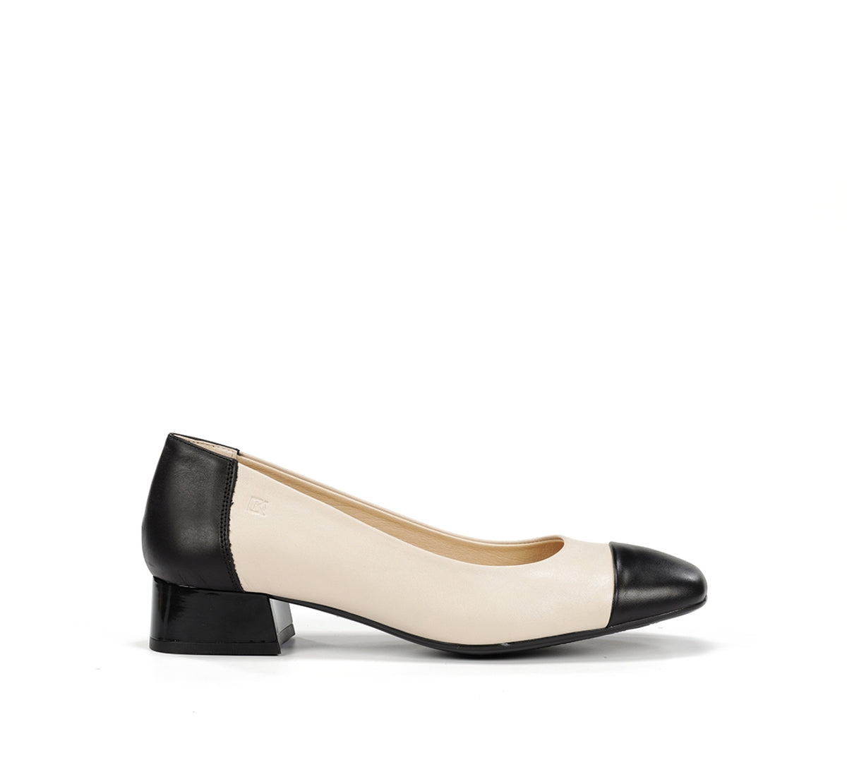 Dorking by Fluchos Gia D9302 mocassin taupe à talon cuir