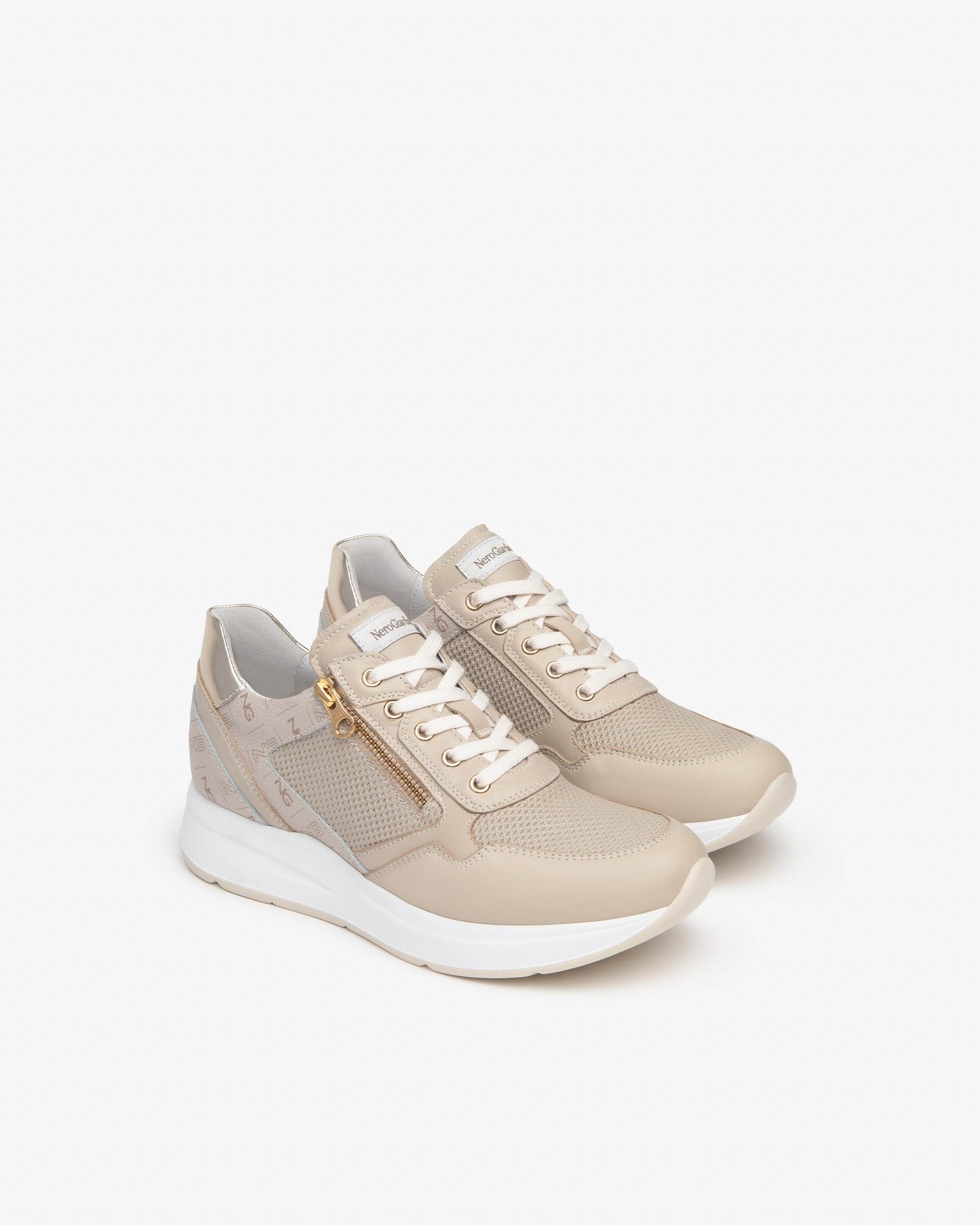 Nero Giardini Sneakers baskets cuir femme été