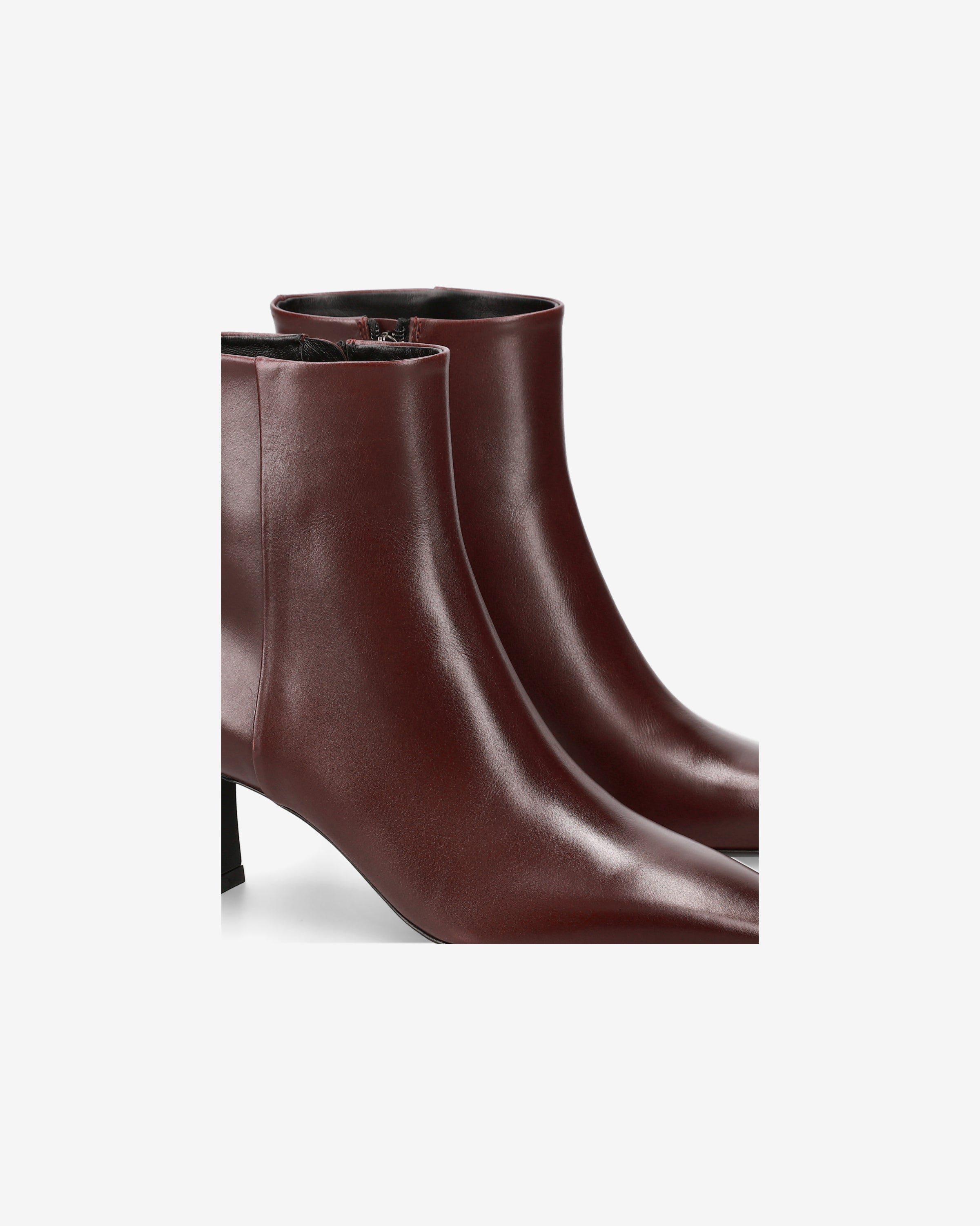Premiata Boots cuir bordeaux femme talon 60 mm