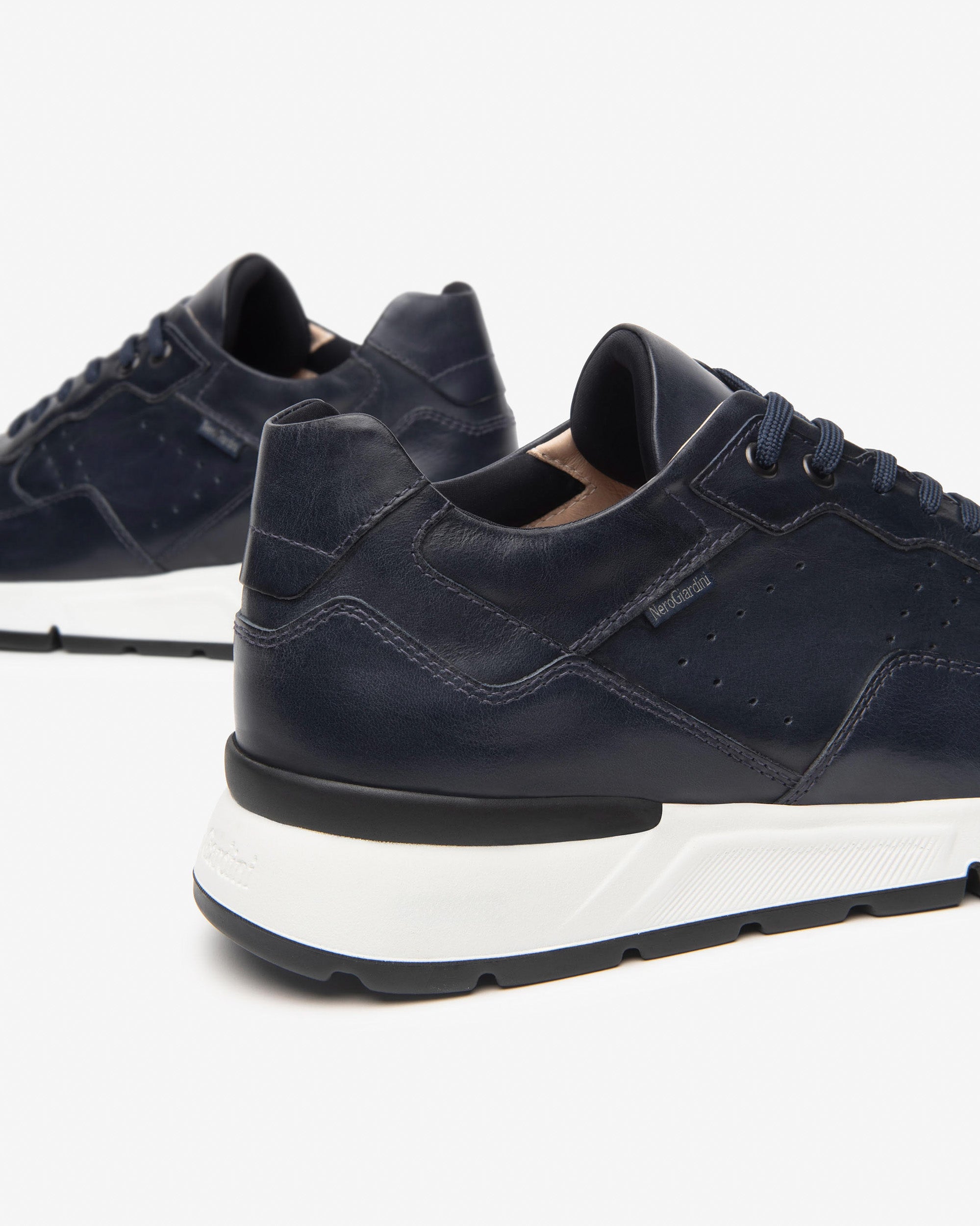 Nero Giardini Sneakers Baskets Cuir Homme Confort