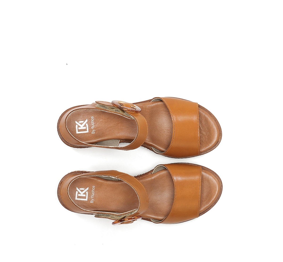 Dorking Nido D9450 sandales marron femme compensées