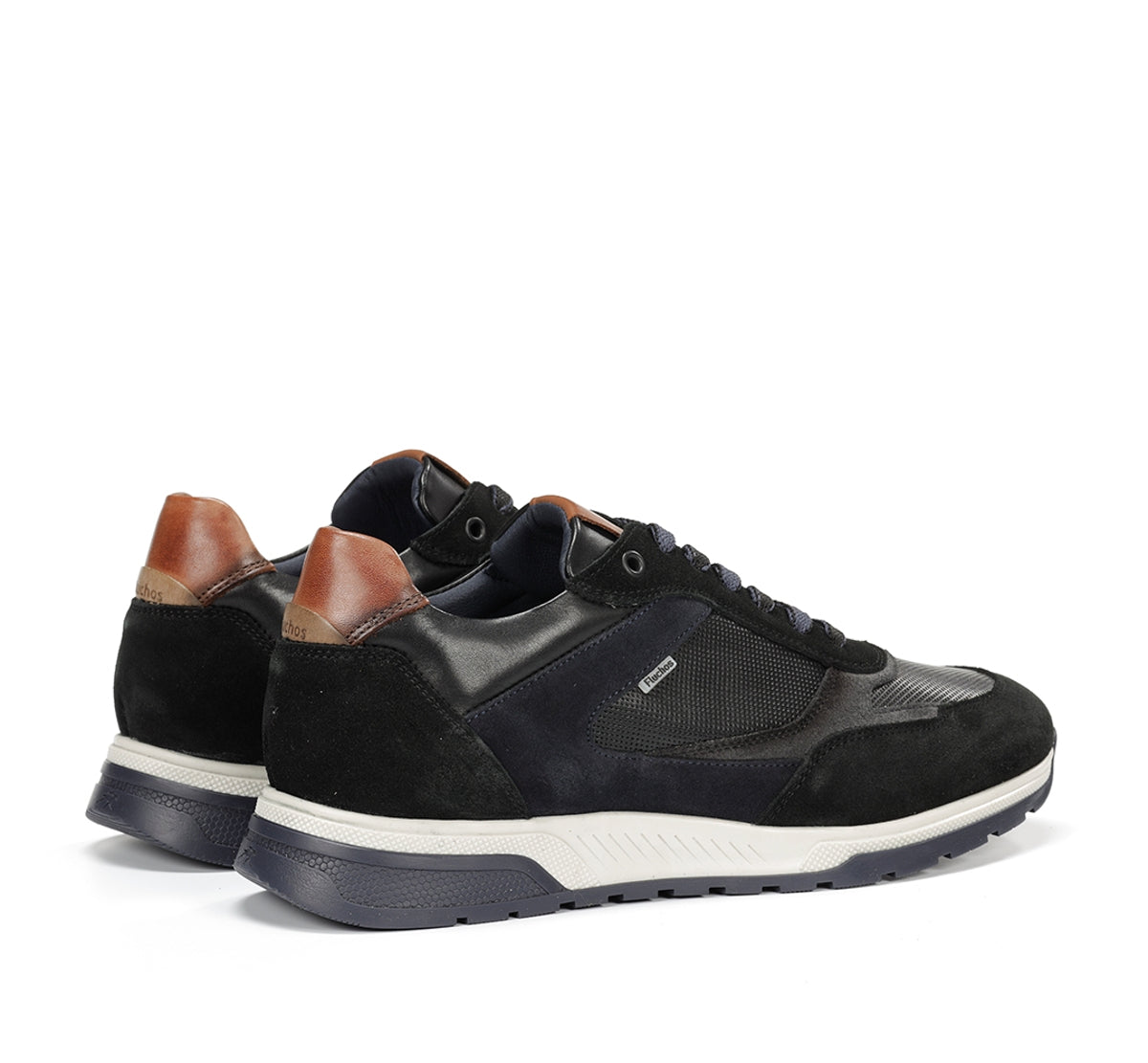 Fluchos Deportivos Louis F1959 Baskets Noir Cuir