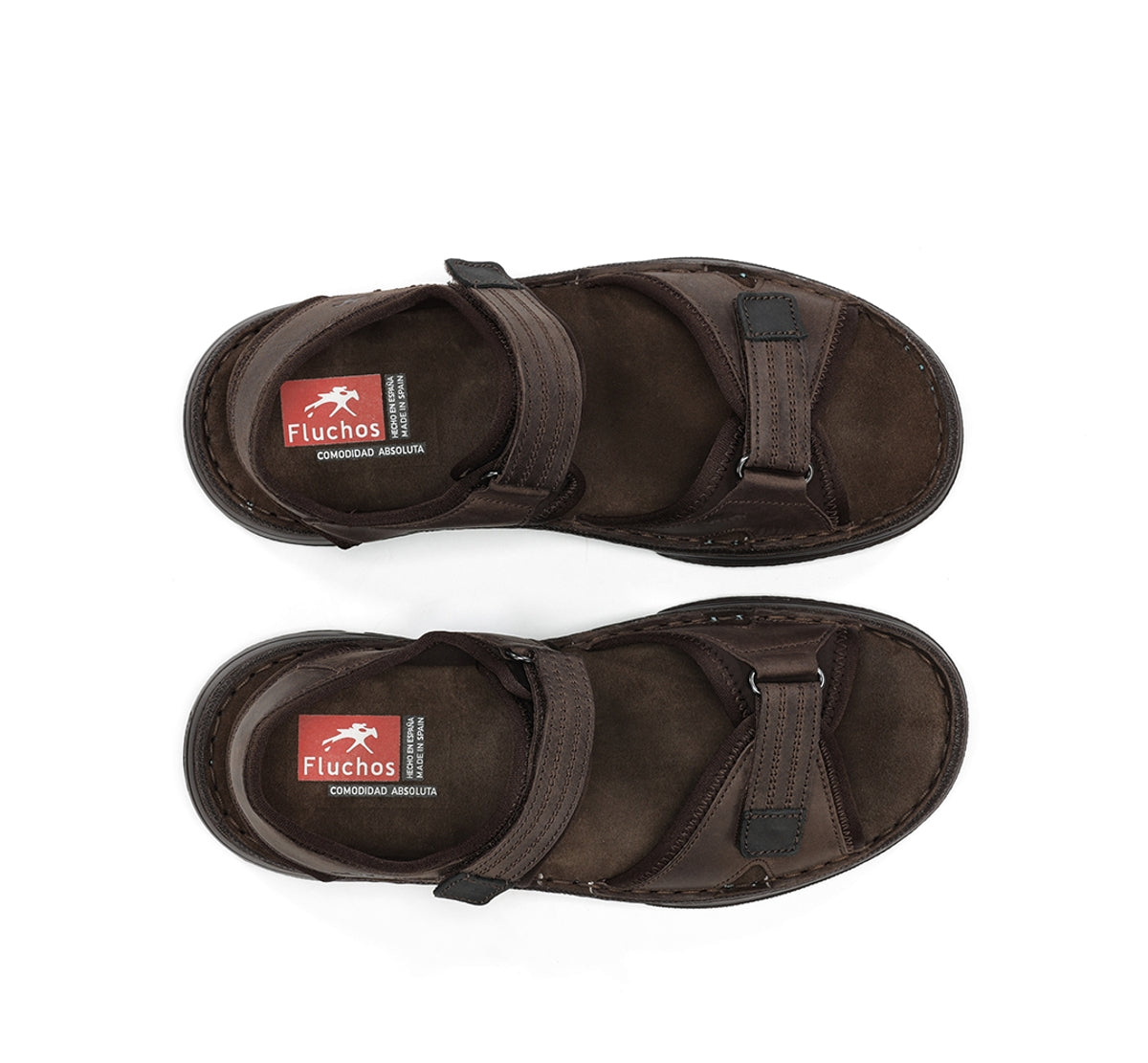 Fluchos Azores F2197 sandale marron homme cuir