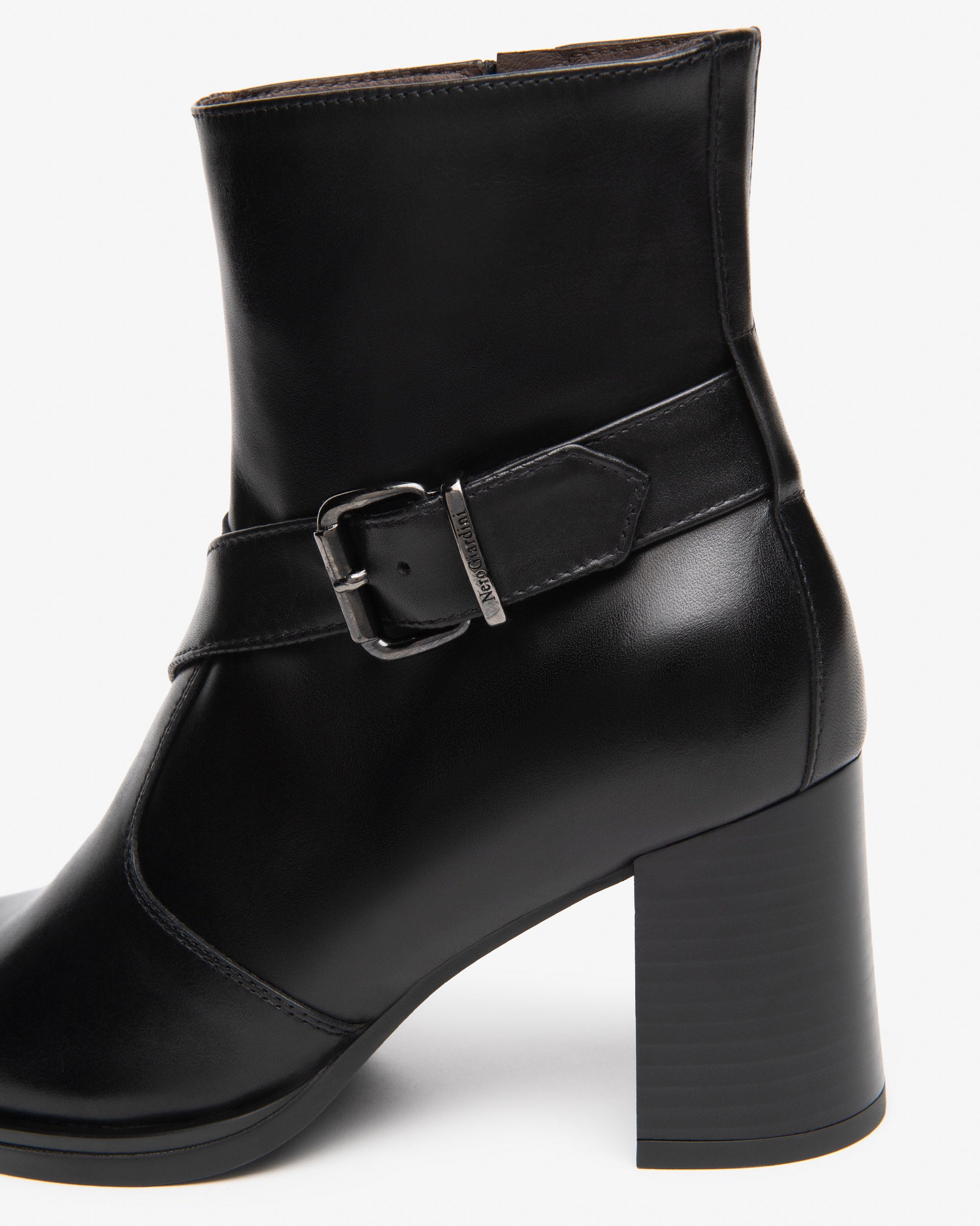 Nero Giardini Ankle Booties bottines cuir femme 38 talon