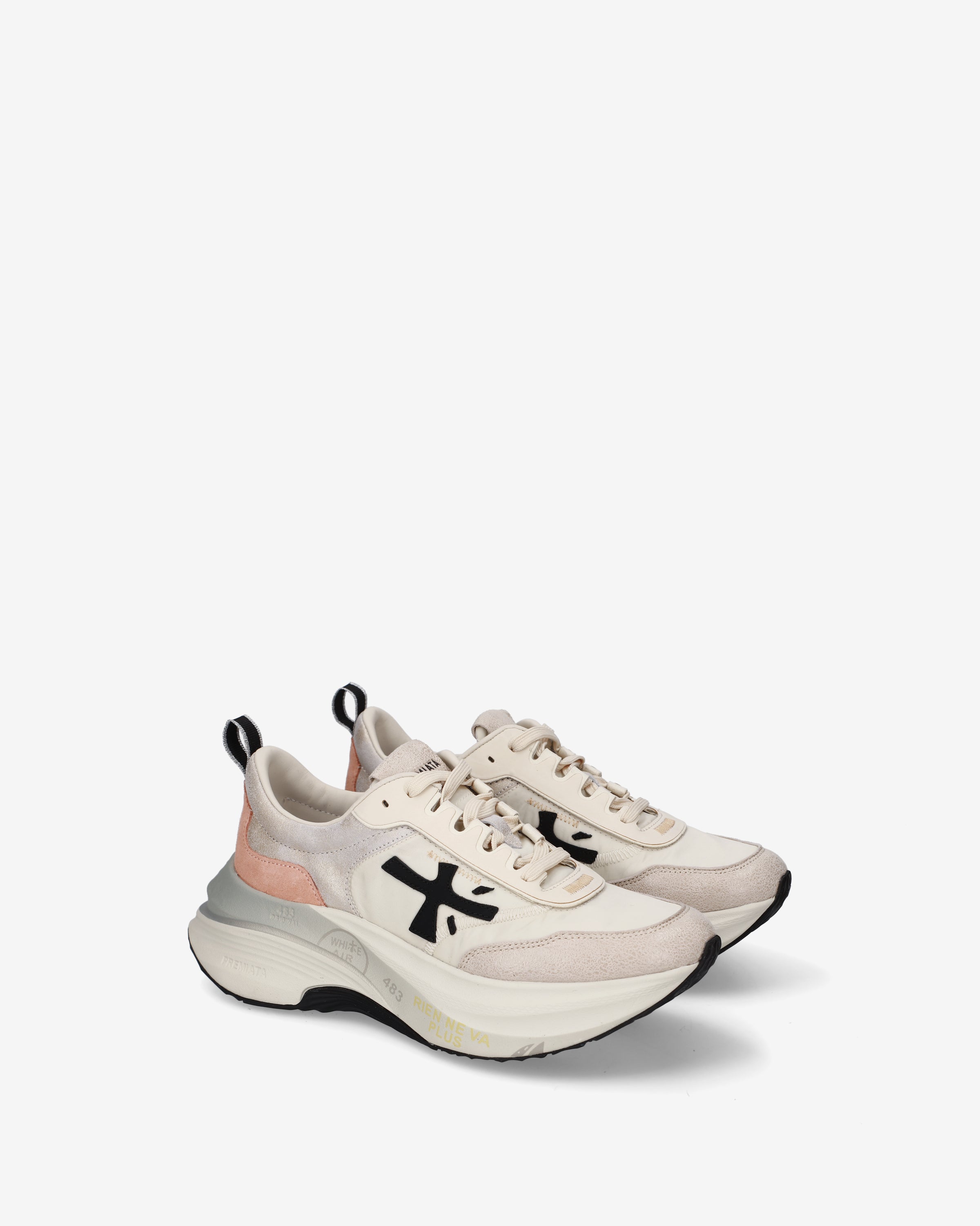 Premiata Hill 8522 sneakers femme blanc rose