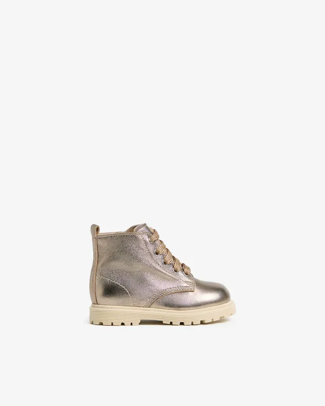 Nero Giardini Combat Boots cuir verni fille 19-24