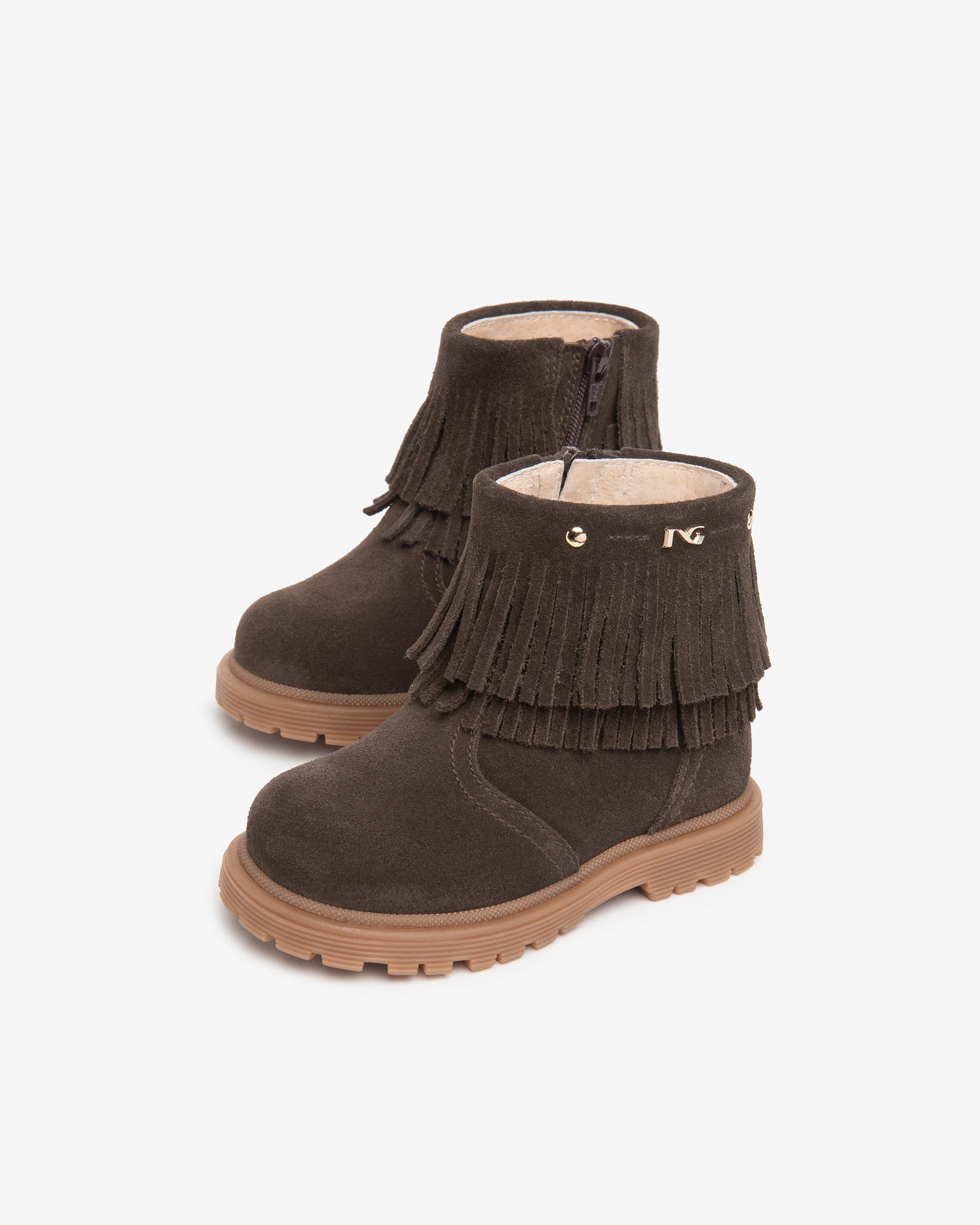 Nero Giardini Ankle Boots bottines daim fille franges