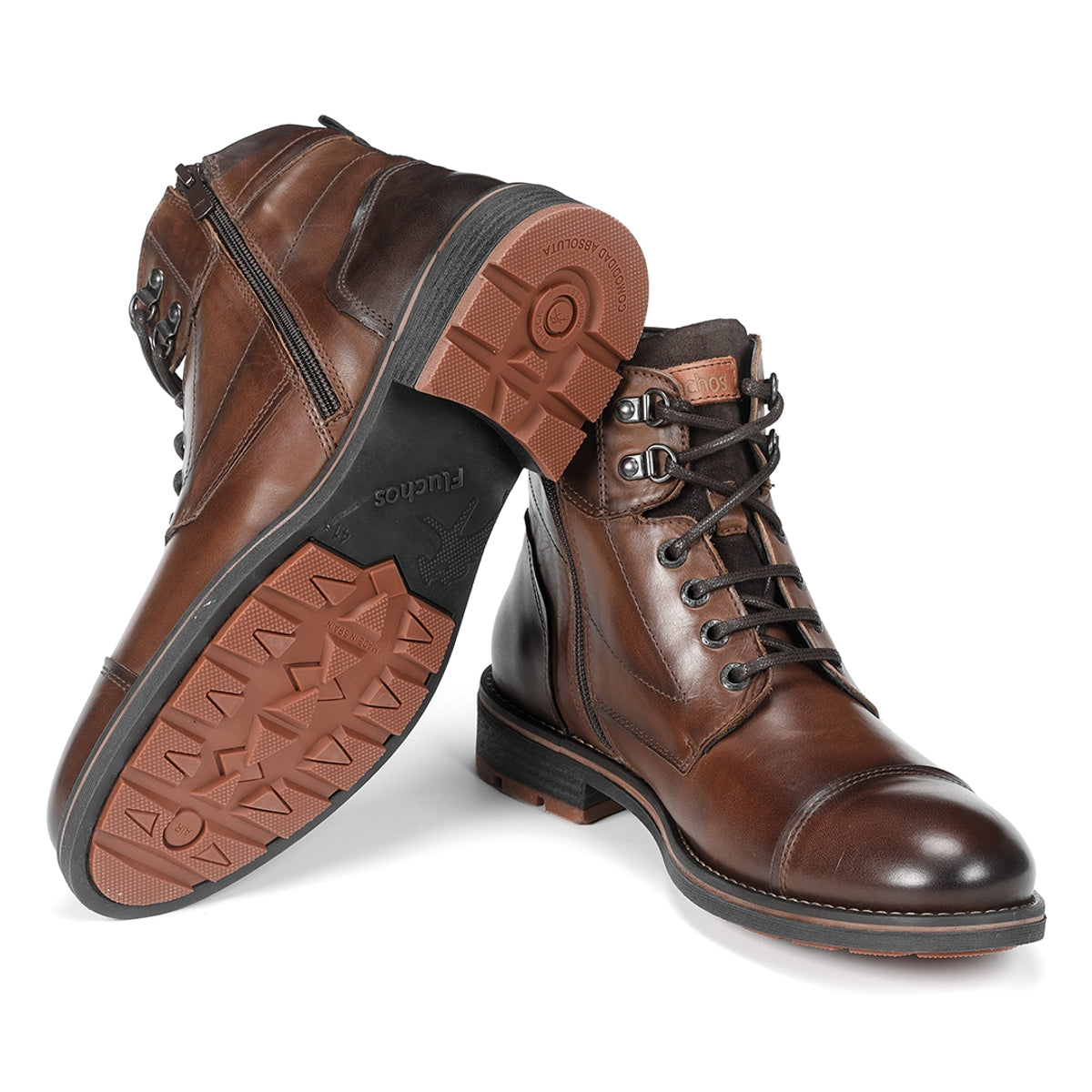 Fluchos Botas Terry F1342 bottes homme marron cuir