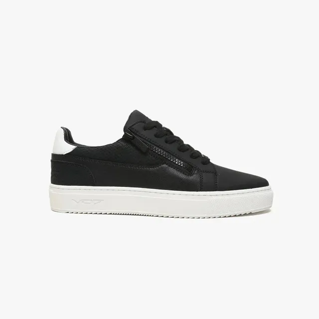 VO7 Roma Snake Black sneakers cuir noir zip