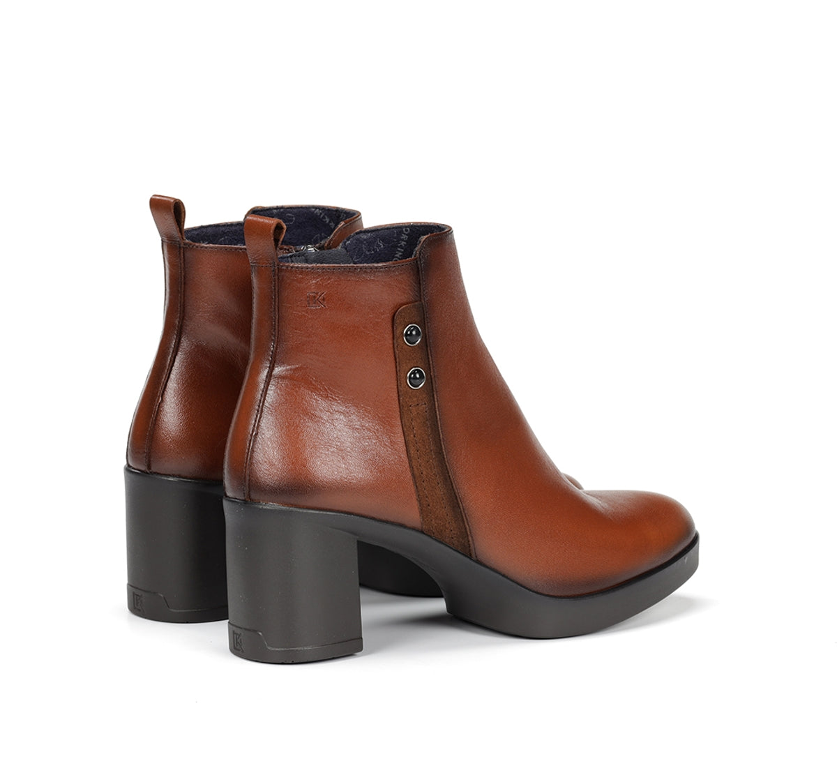 Dorking Elite D9423 bottines cuir marron talon