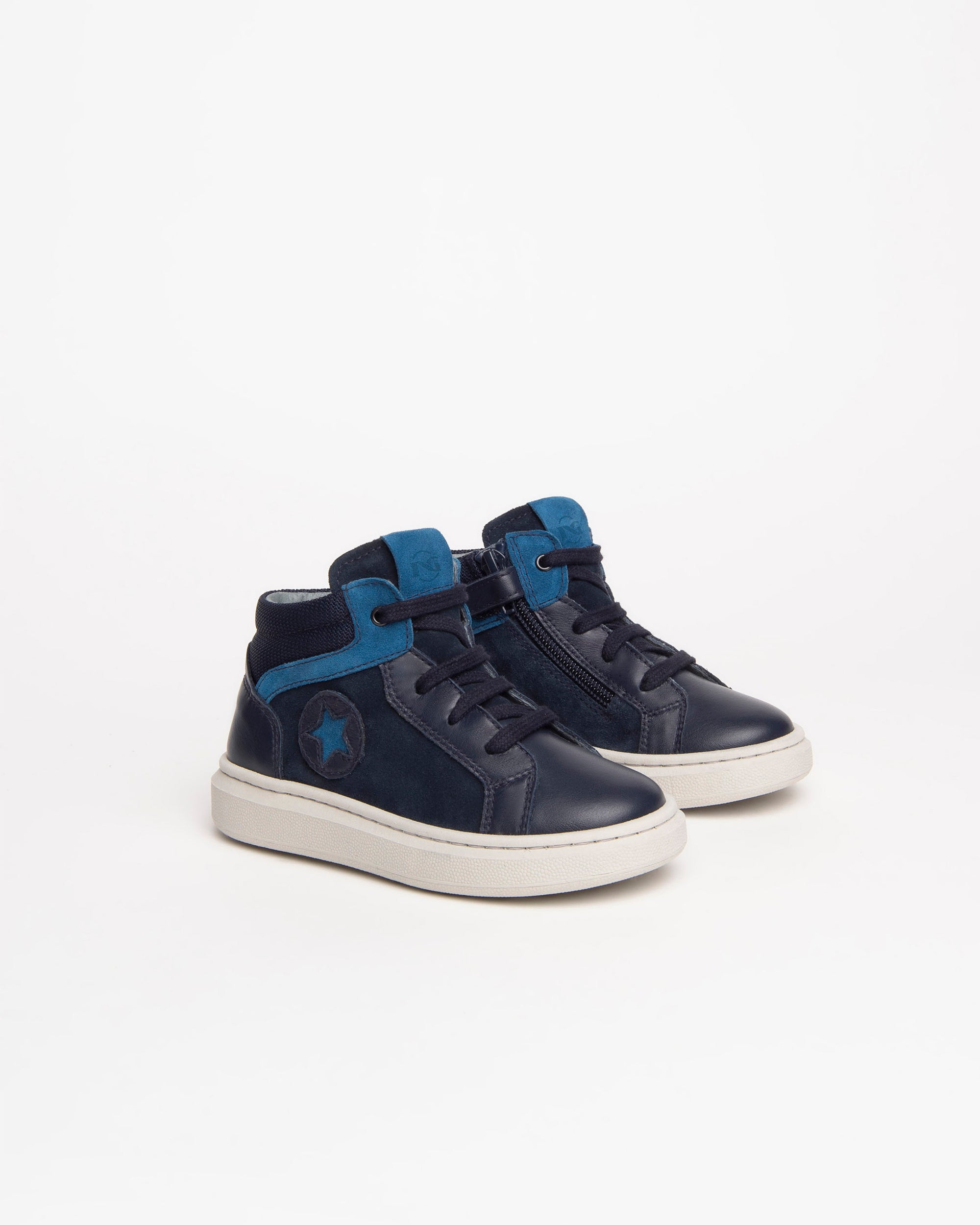 Nero Giardini Sneakers Basket Garçon Cuir Zip