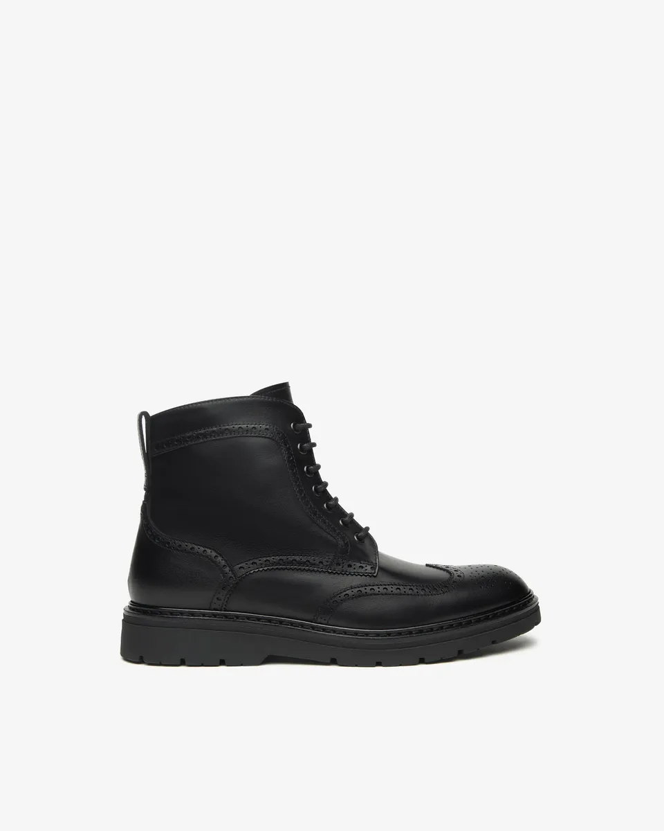 Nero Giardini Combat Boots boots homme cuir hiver