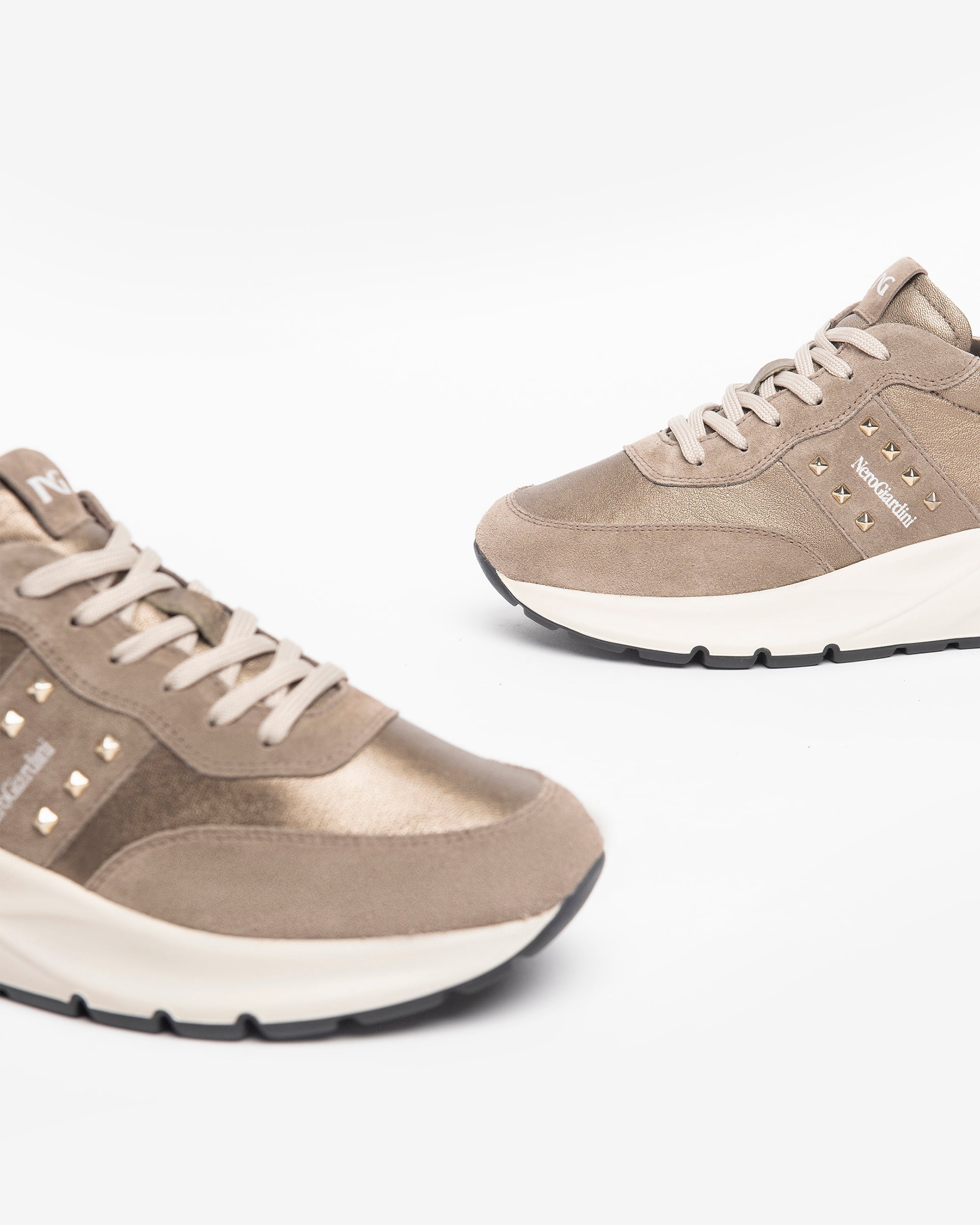 Nero Giardini Sneakers baskets cuir daim femme DryGo hiver