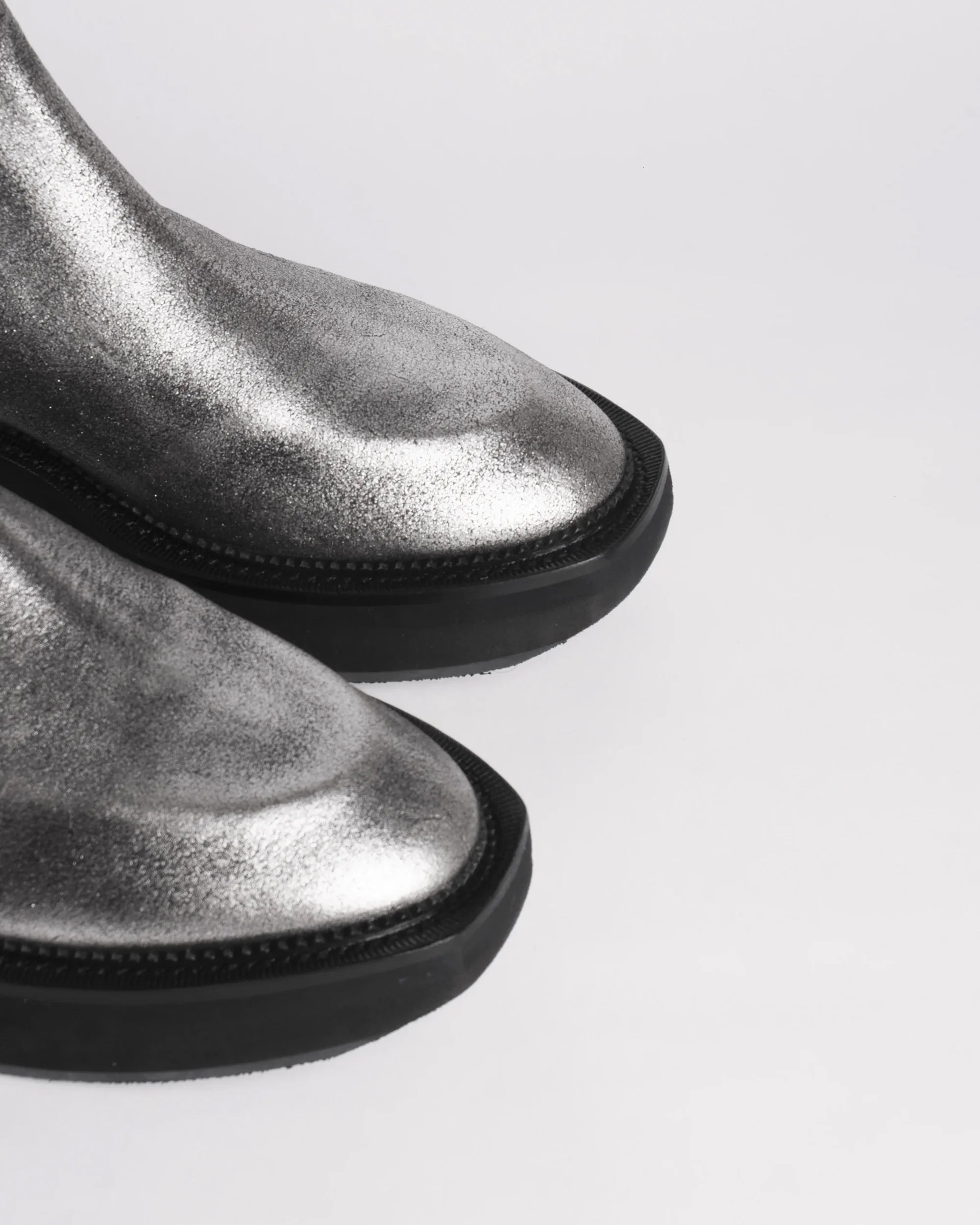 Premiata 003 Boots Cuir Effet Métallique