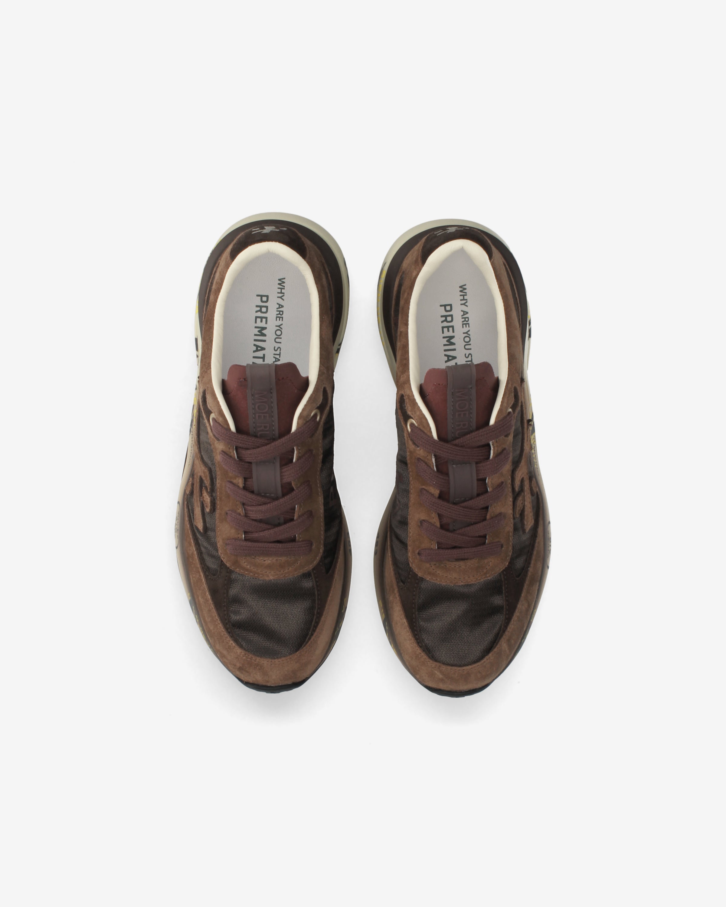 Premiata Moerund 8562 sneakers femme marron daim