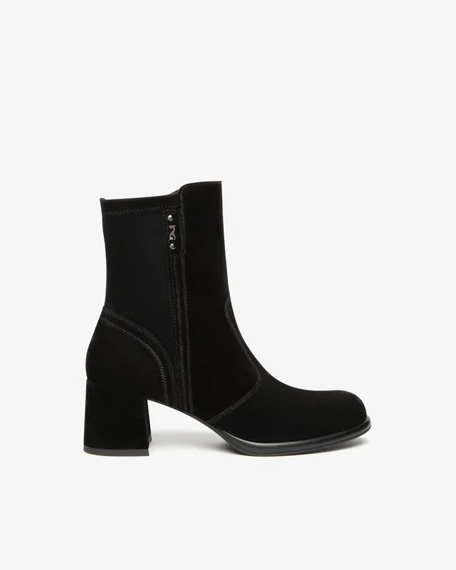 Nero Giardini Ankle Boots Bottines Femme Daim Tissu 38