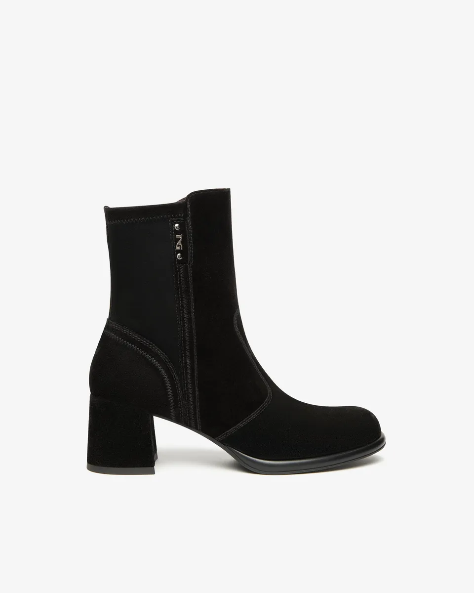 Nero Giardini Ankle Boots Bottines Femme Daim Tissu 38