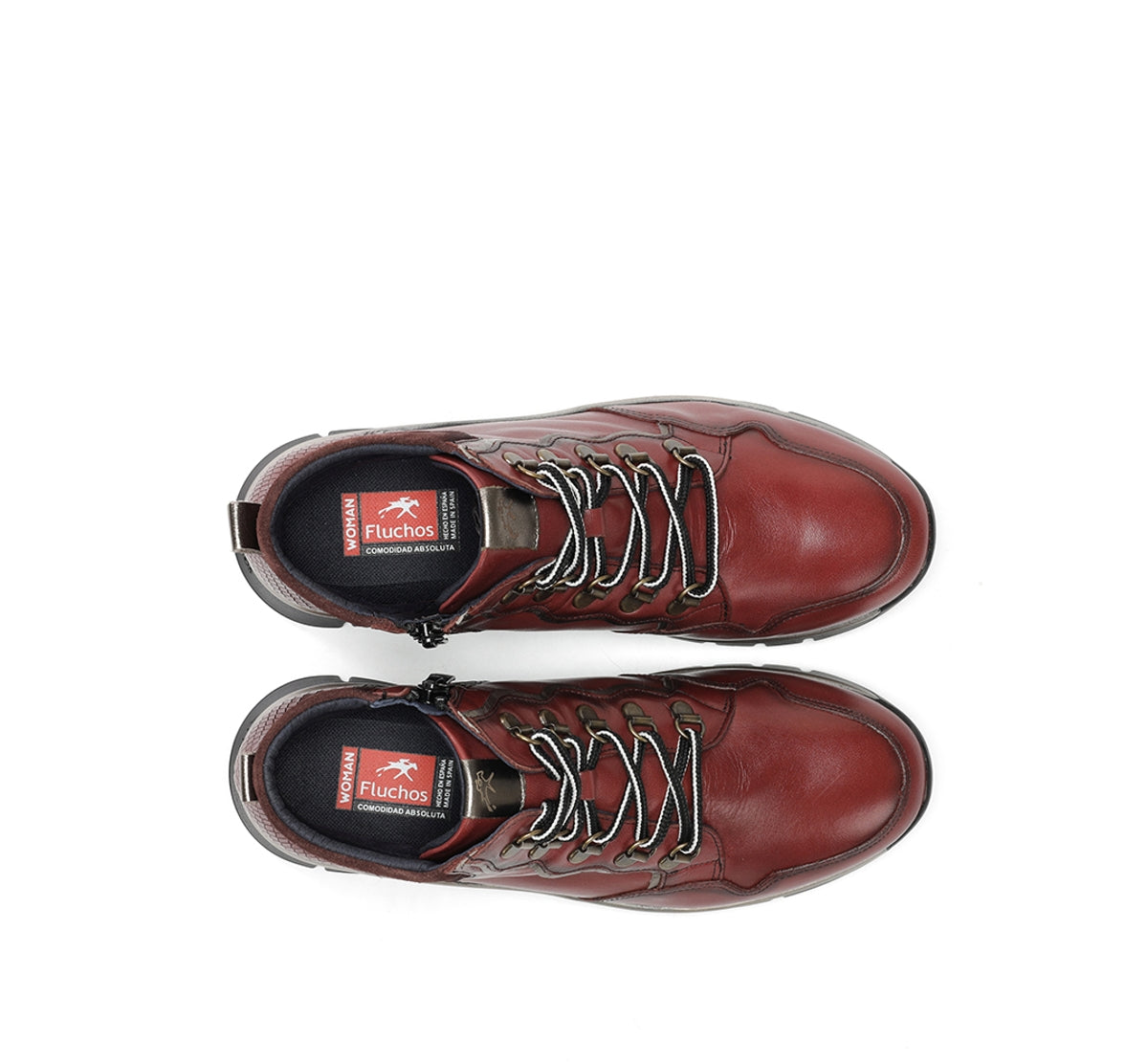Fluchos Union F2073 bottine femme bordeaux