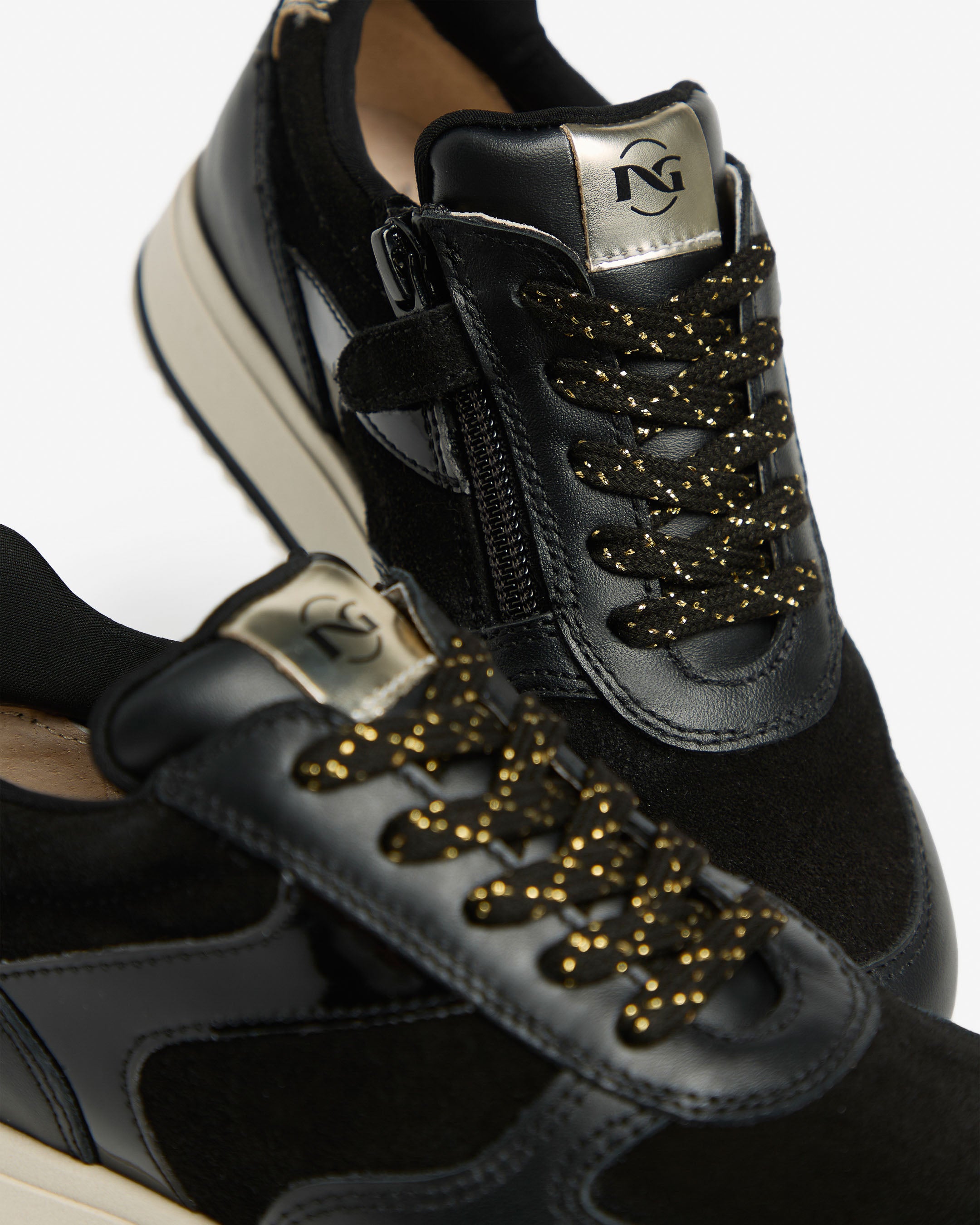 Nero Giardini Sneakers baskets ado cuir daim technique 31-39