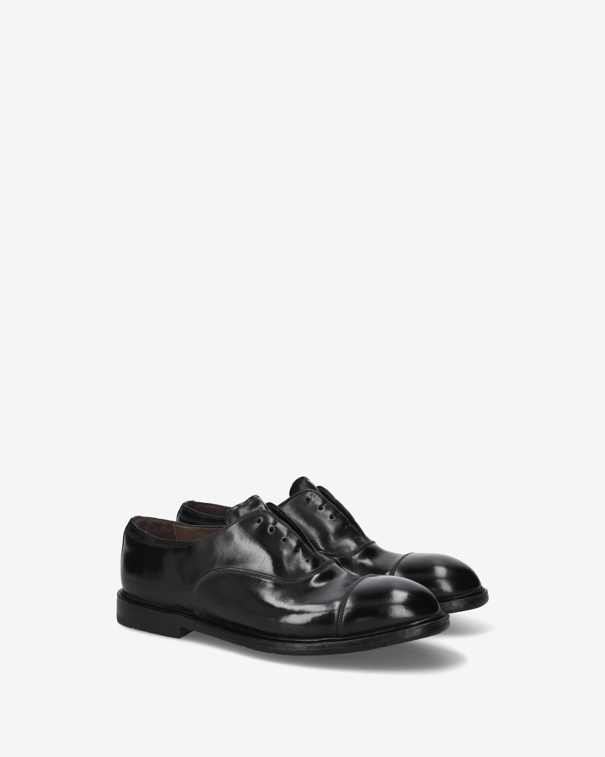Premiata Cordovan Oxford derbies cuir noir homme