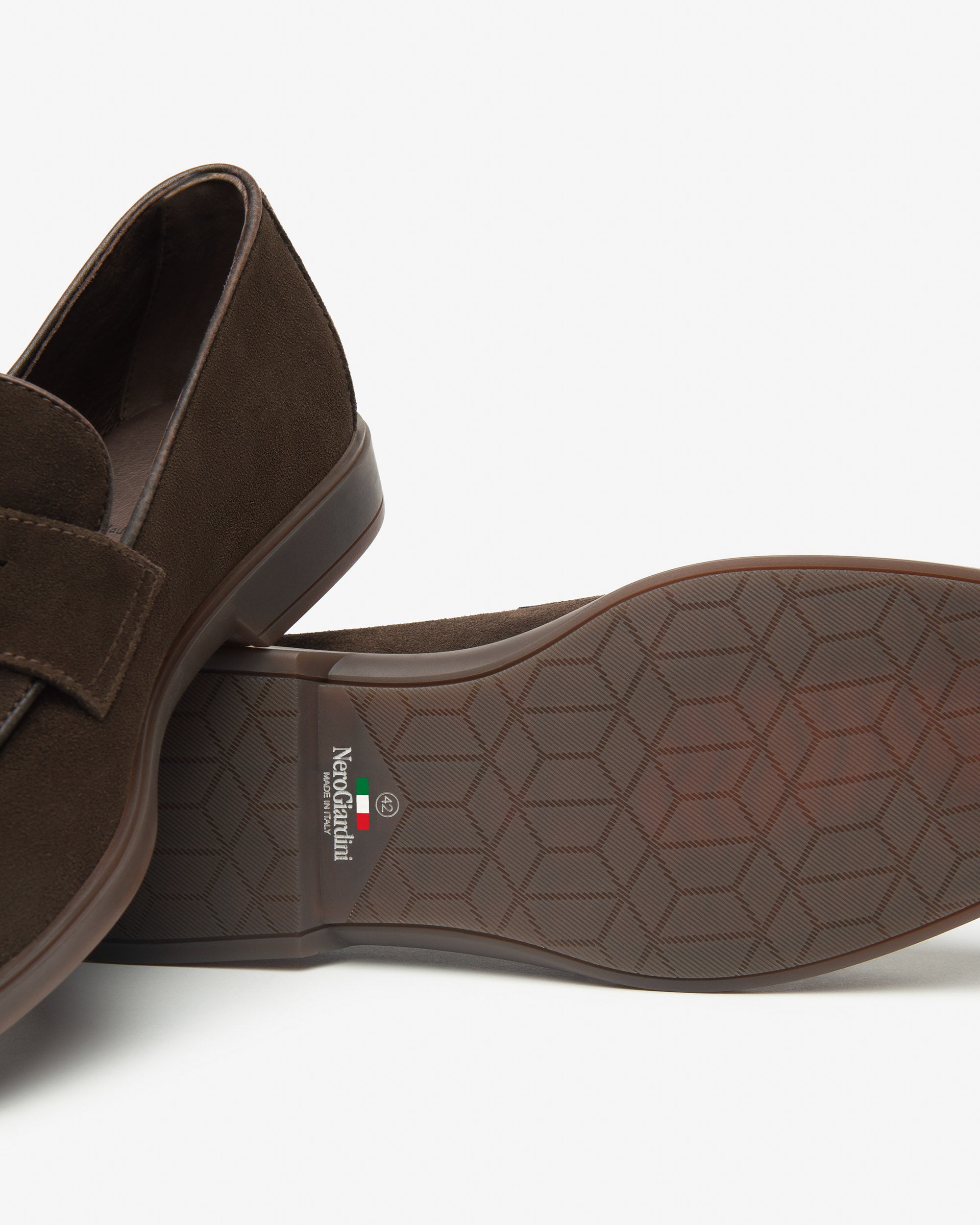 Nero Giardini Loafers Mocassins Homme Daim Confort 42
