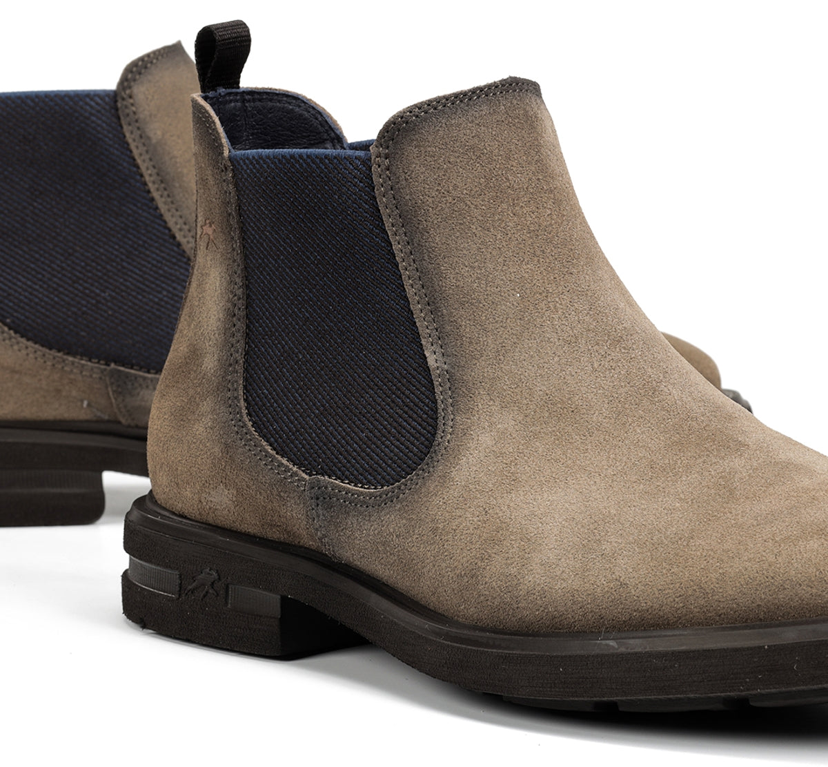 Fluchos Belgas F0770 bottines taupe cuir homme