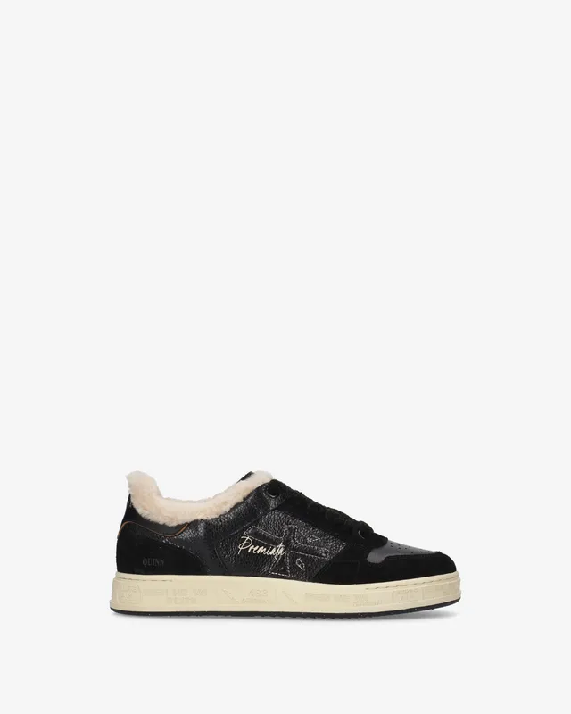 Premiata Quinnd 8653M sneakers femme noires fourrées