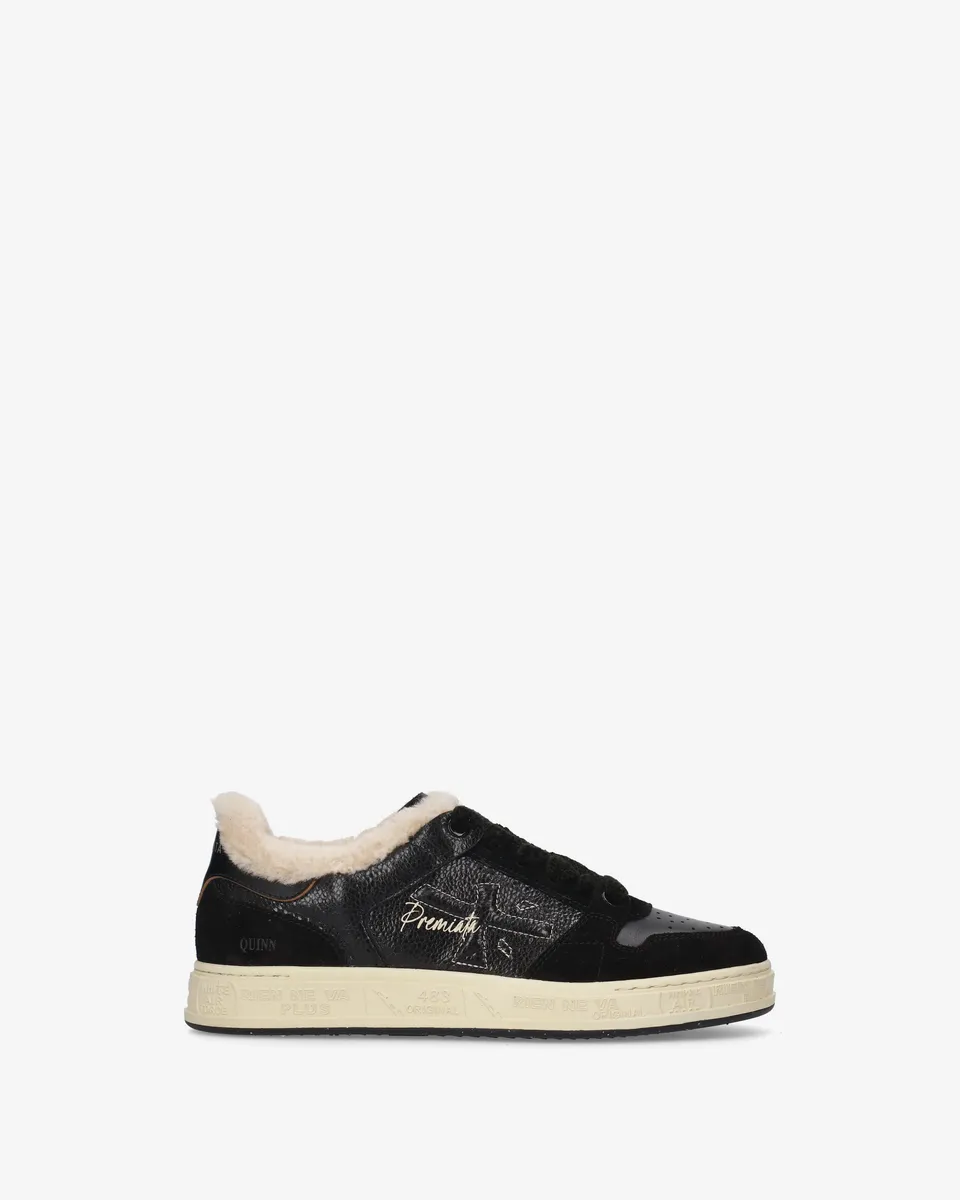 Premiata Quinnd 8653M sneakers femme noires fourrées