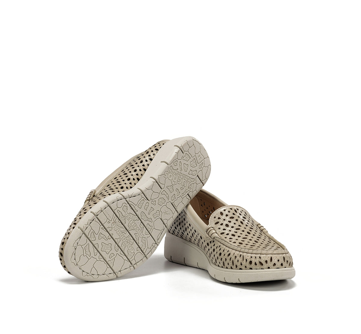Fluchos Fluvia F2422 mocassins taupe femme cuir