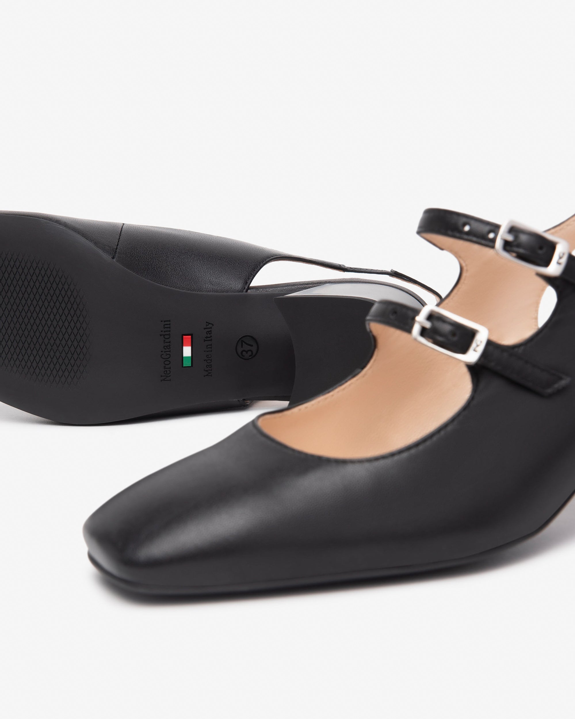 Nero Giardini Slingback Cuir Femme Été 35-41