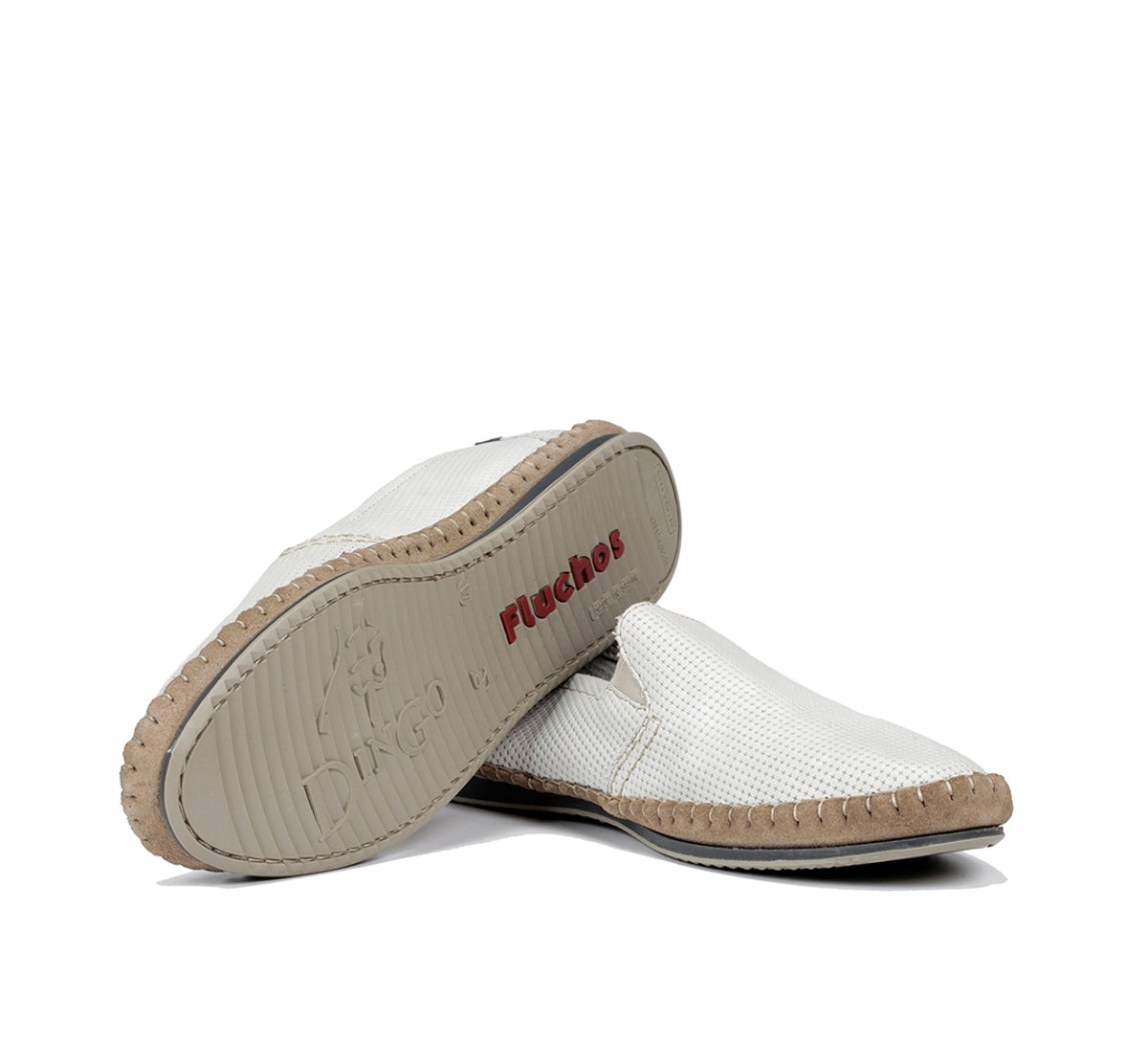 Fluchos Bahamas 8674 mocassins homme blanc